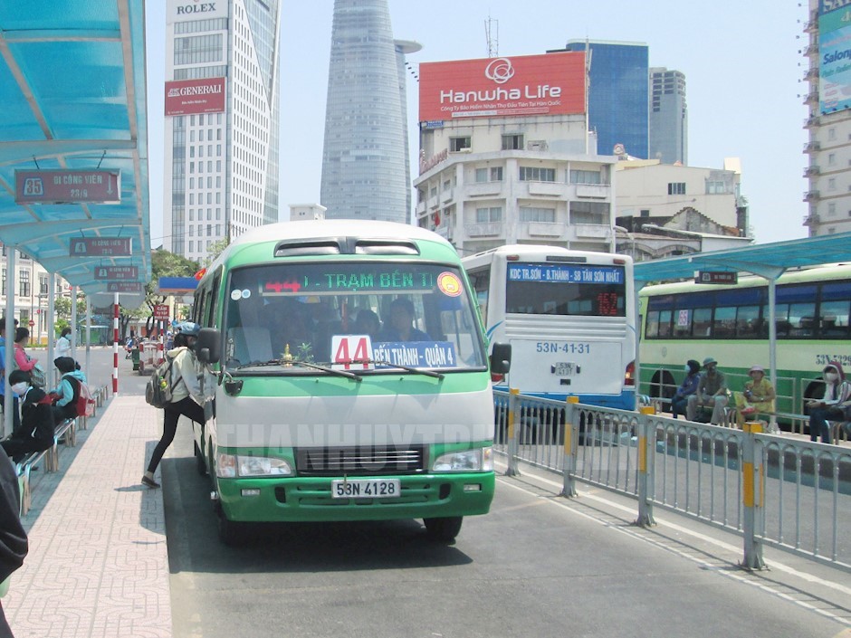 Trải nghiệm đi xe buýt Sài Gòn với thẻ/mã UniPass