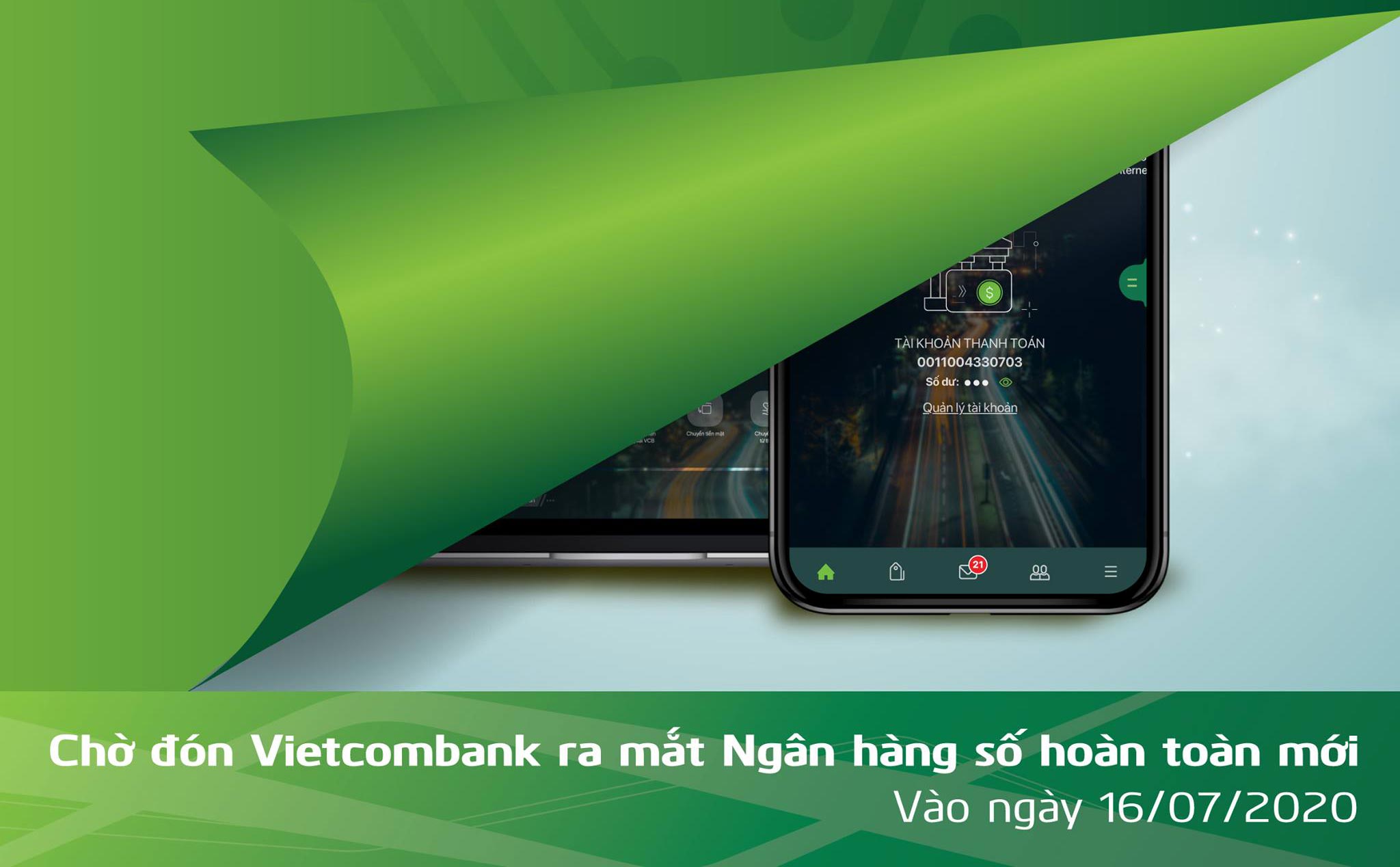 Vietcombank ra mắt nền tảng ngân hàng số hợp nhất web và ứng dụng di động