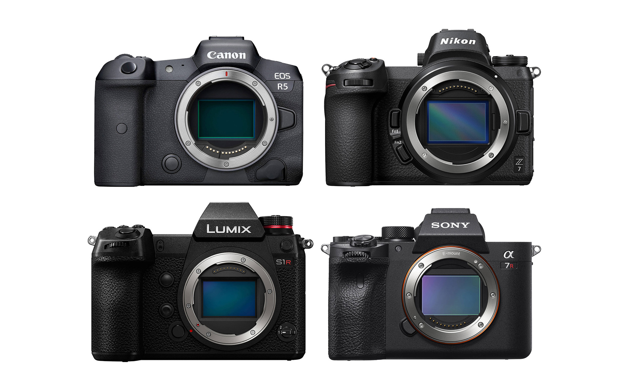 So sánh 4 cái máy ảnh không gương lật: Canon R5 - Nikon Z7 - Panasonic S1R - Sony A7R IV