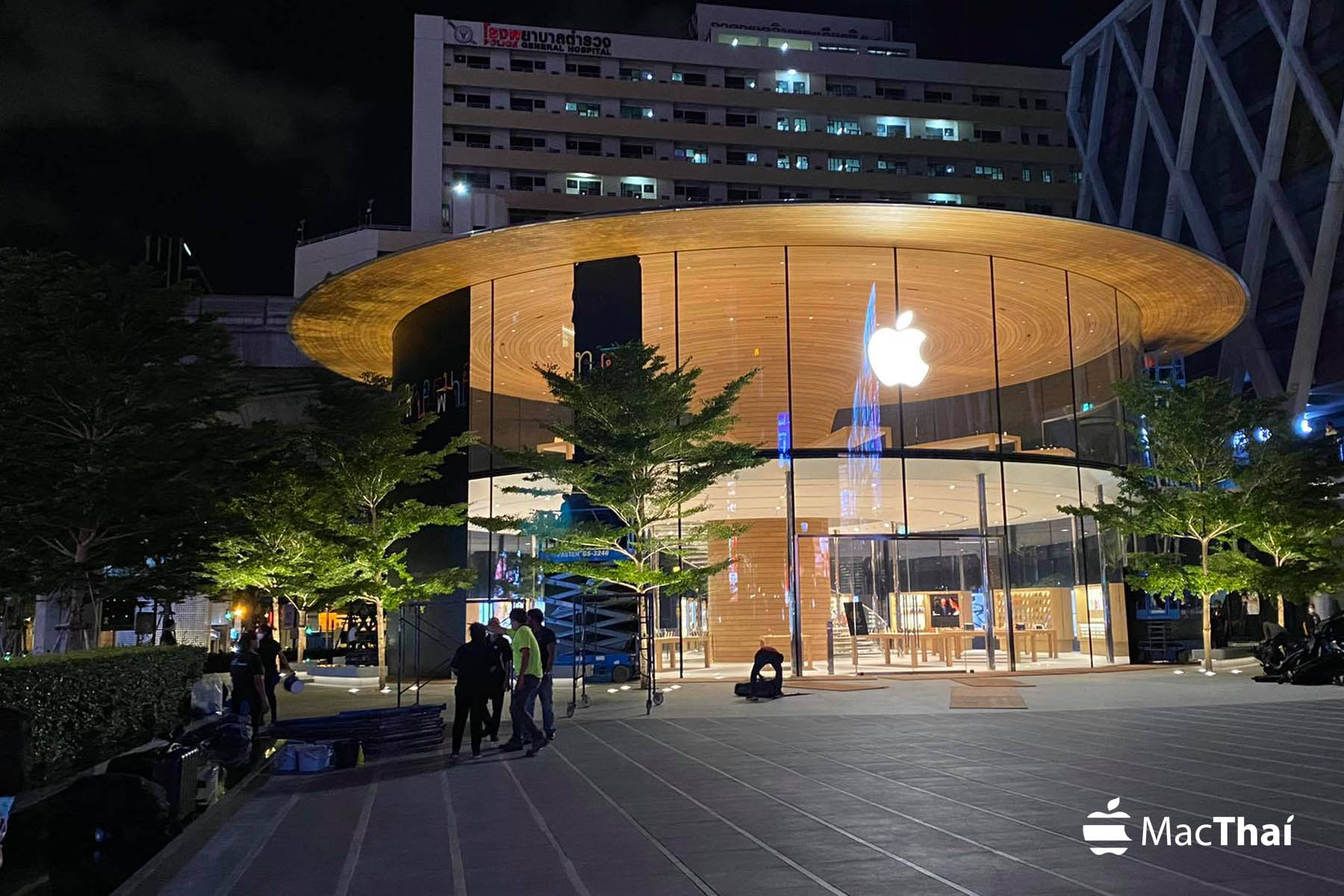 Hình ảnh Apple Central World tại Thái Lan sắp khai trương