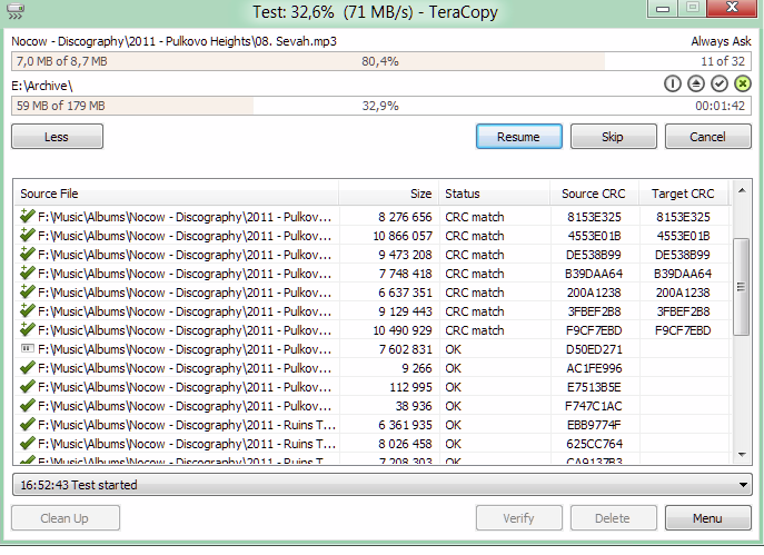 TeraCopy Pro 3.27 Full - Phần mềm copy siêu tốc
