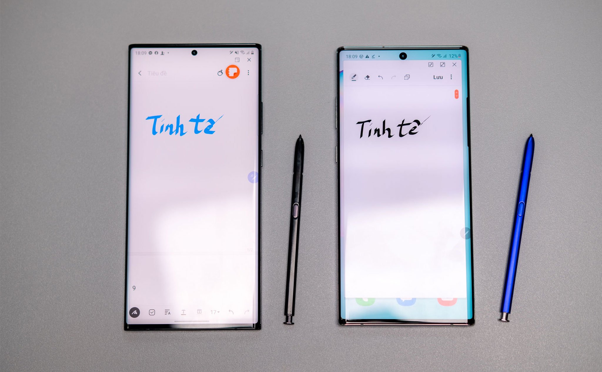 So sánh nét bút S Pen của Samsung Galaxy Note20 Ultra và Galaxy Note10 Plus