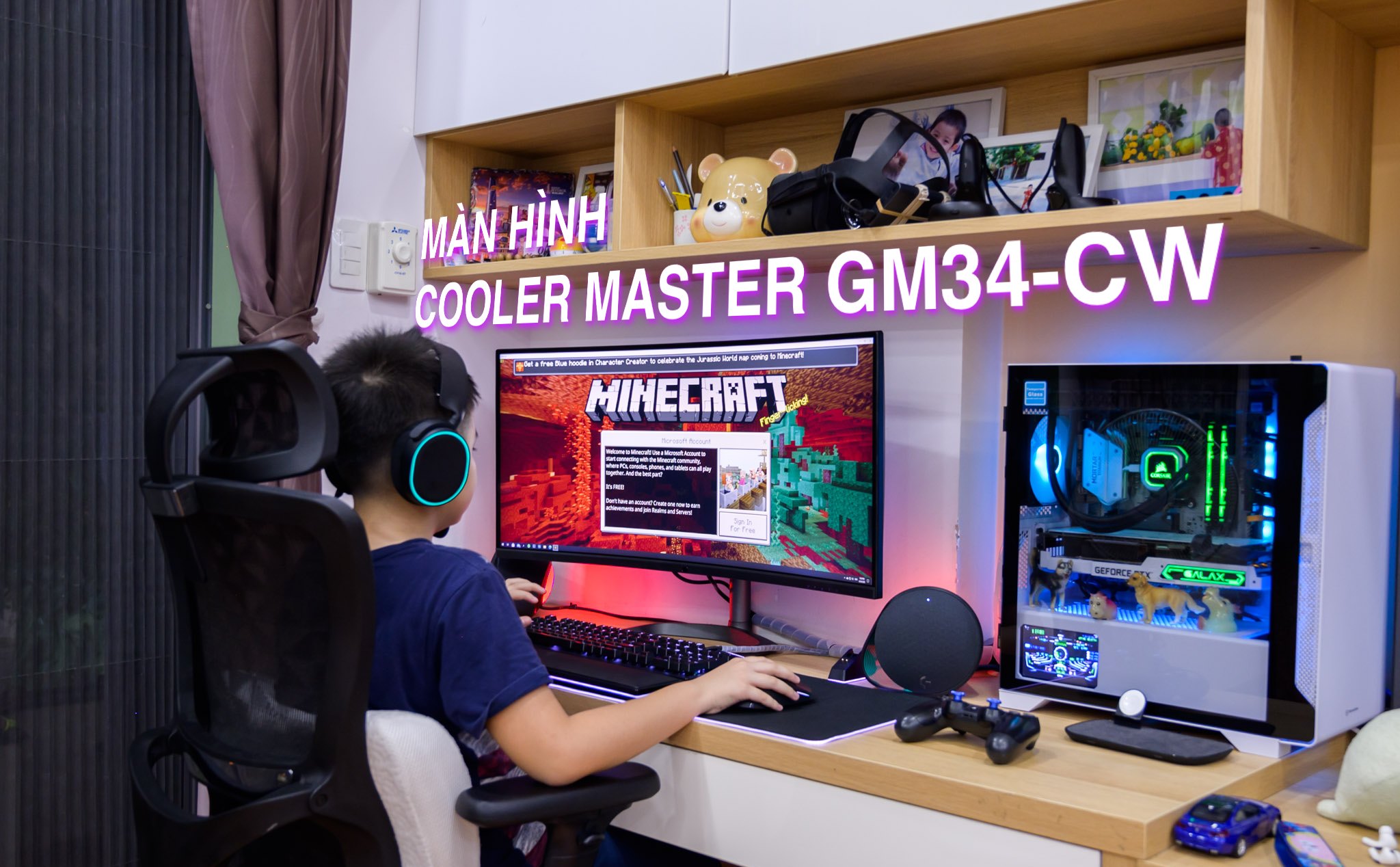 Trên tay màn hình cong gaming Cooler Master GM34-CW - 34 inch: Giá ổn, trải nghiệm xứng với mức tiền