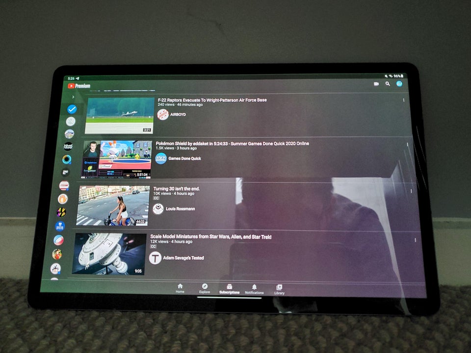 Galaxy Tab S7+ vẫn có vấn đề về màn hình AMOLED
