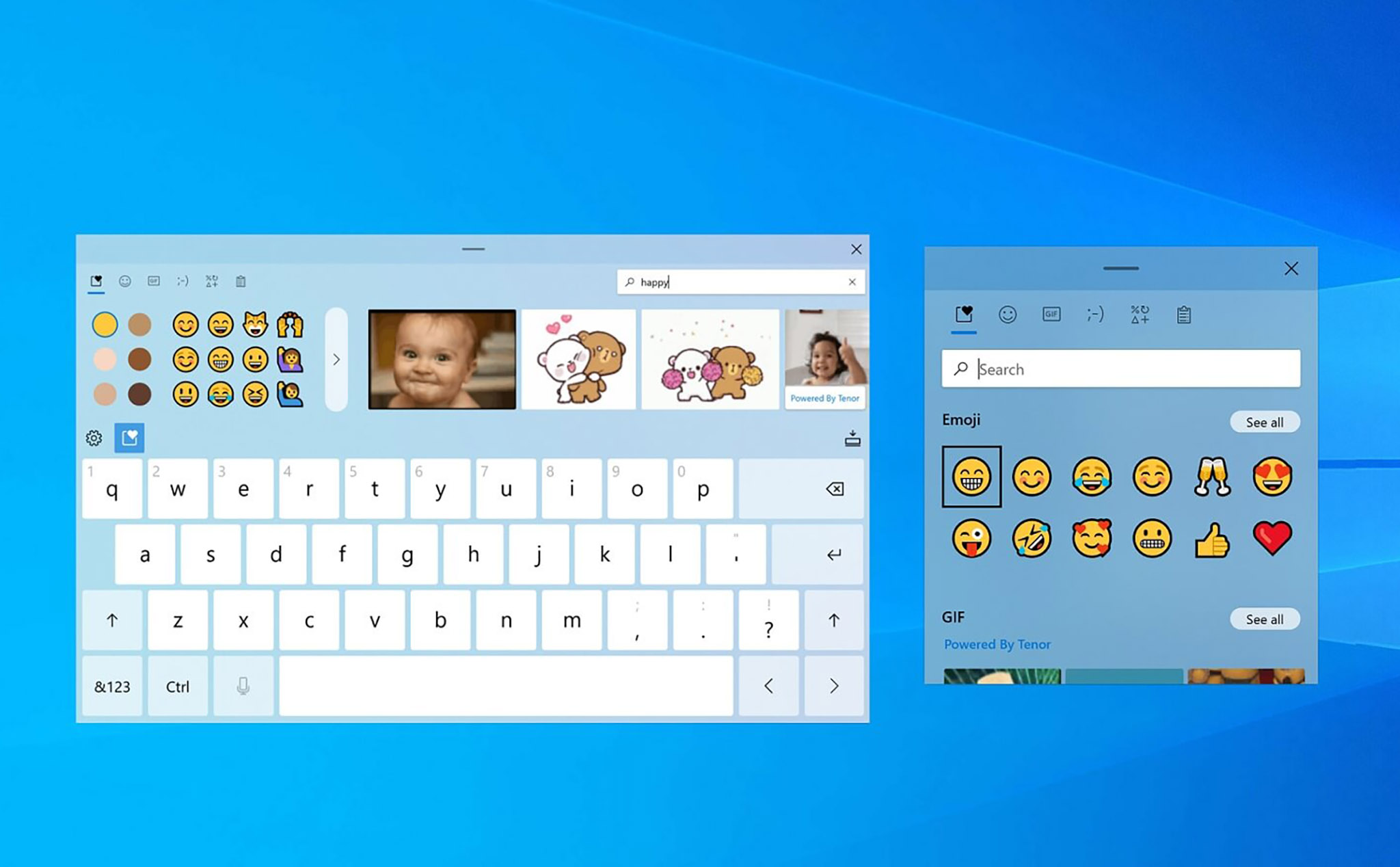Microsoft vừa tung bản build Windows 10 mới cải tiến nhập liệu, có thể tìm emoji và GIF nhanh