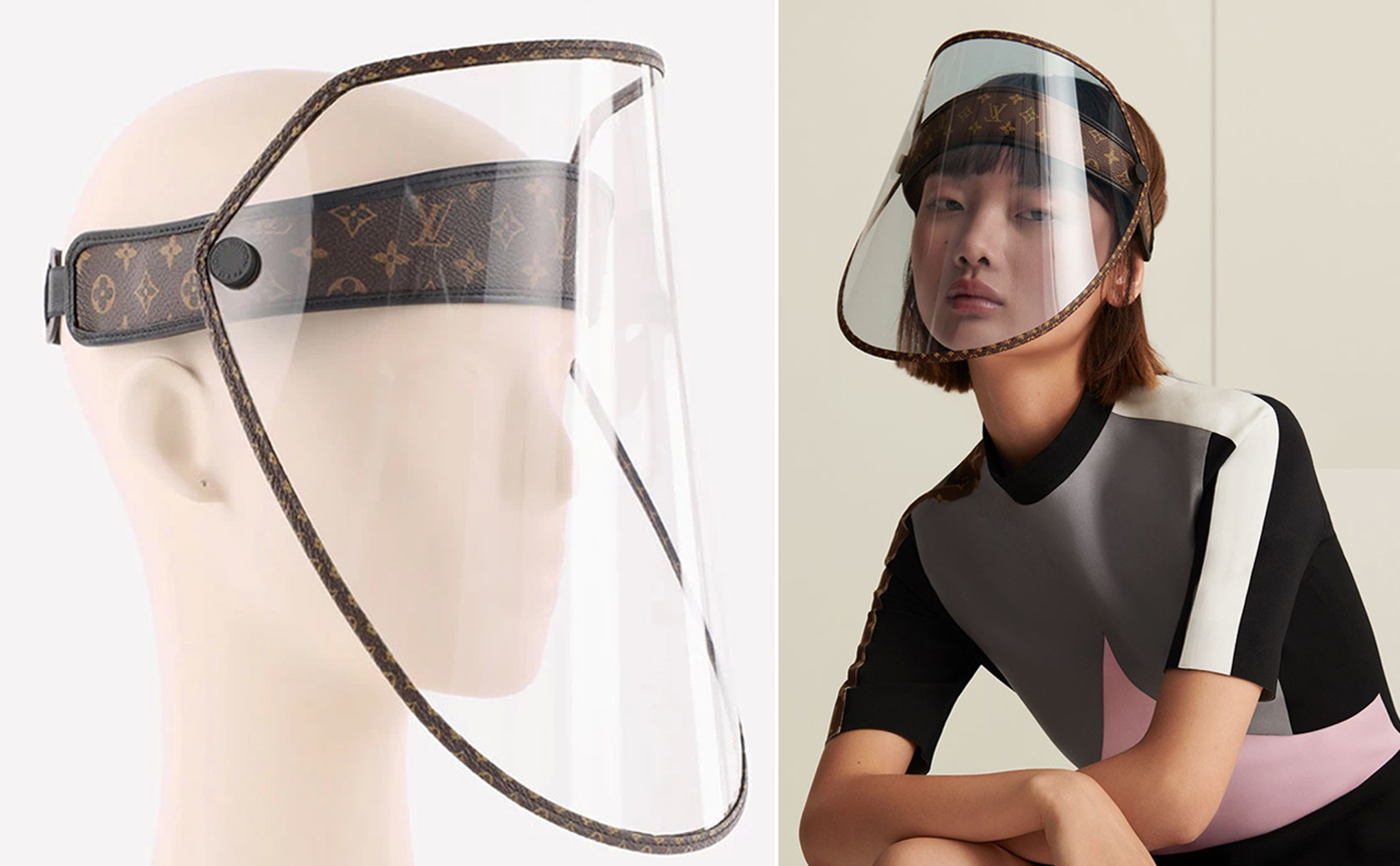 Louis Vuitton ra mắt tấm chắn bảo hộ khuôn mặt, giá bán 961 đô