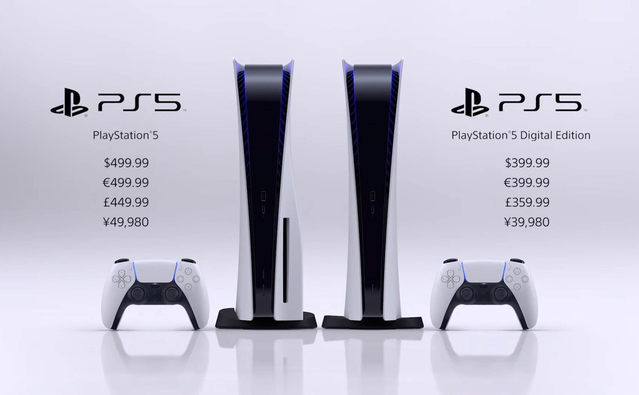 PlayStation 5 đã có giá chính thức: 499 USD/399 USD, bán sau Xbox Series X hai ngày ở Mỹ