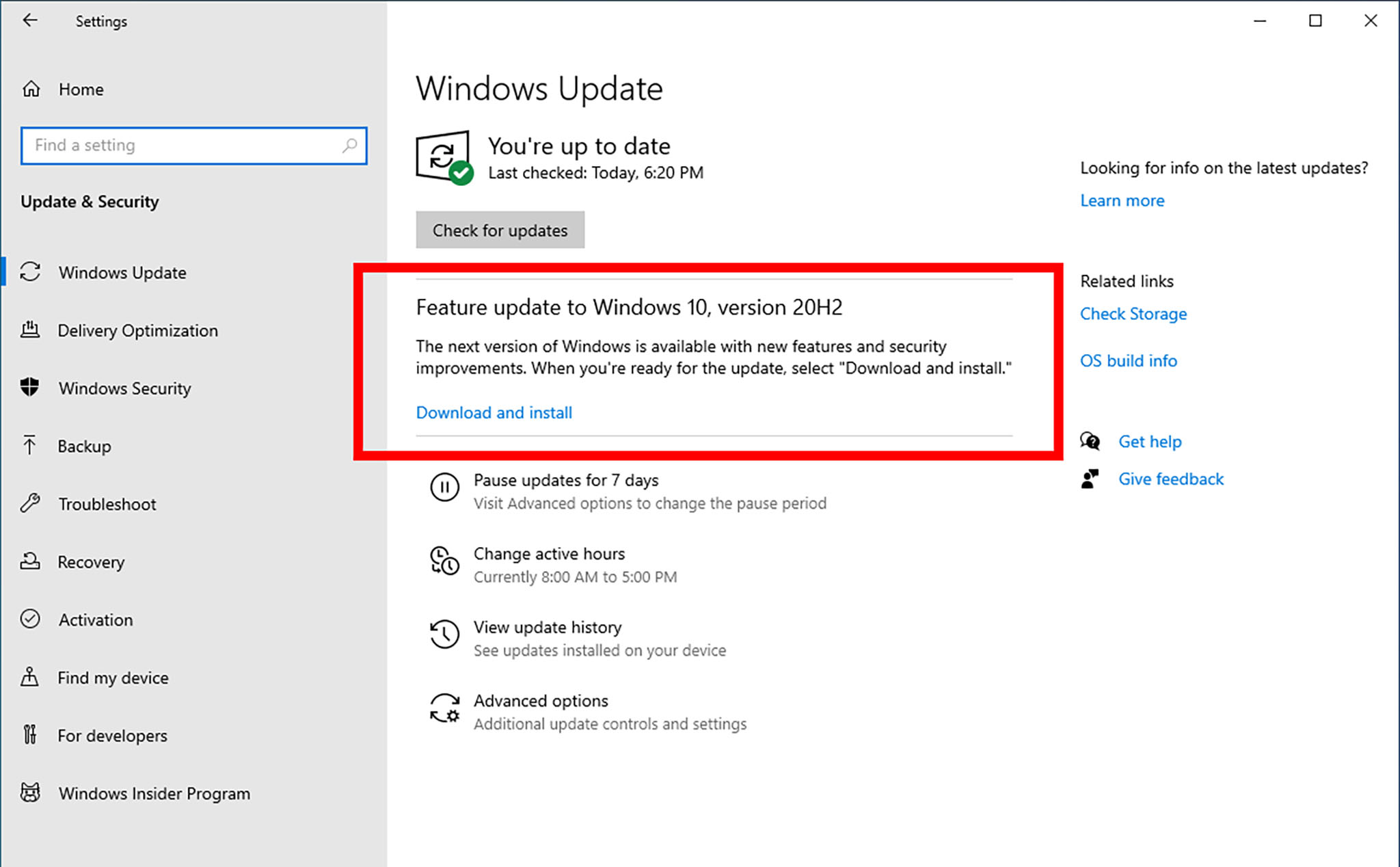 Microsoft công bố Windows 10 20H2, đã phát hành trên Release Preview