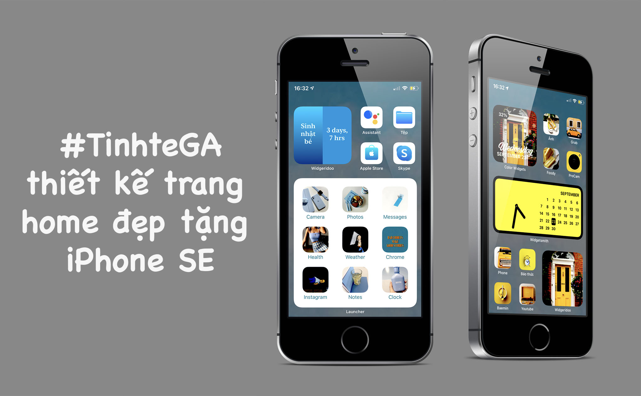 #TinhteGA: tặng iPhone SE cho thiết kế homesreen đẹp