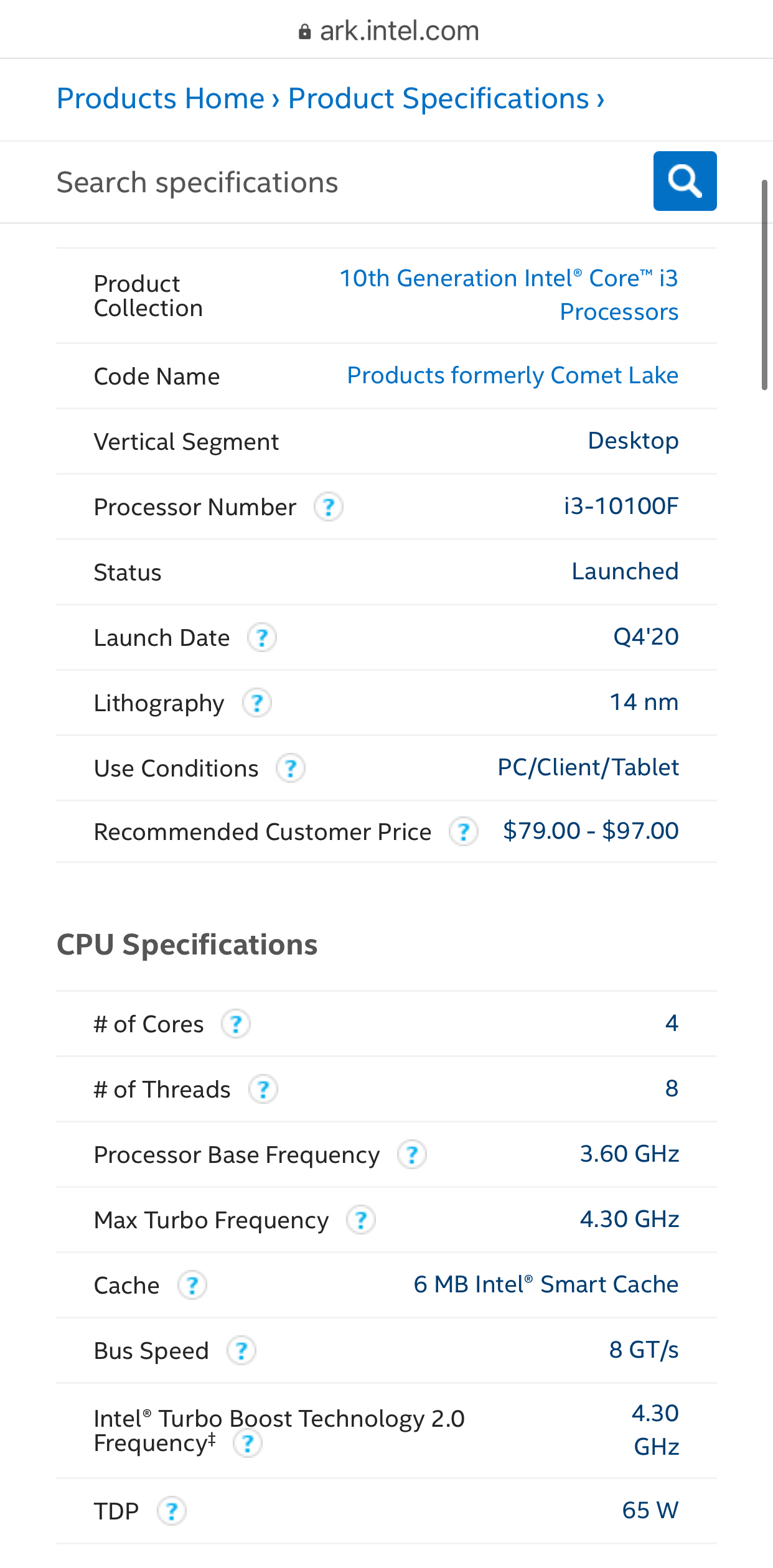 Intel chuẩn bị bán ra VXL Core i3-10100F với giá khá tốt
