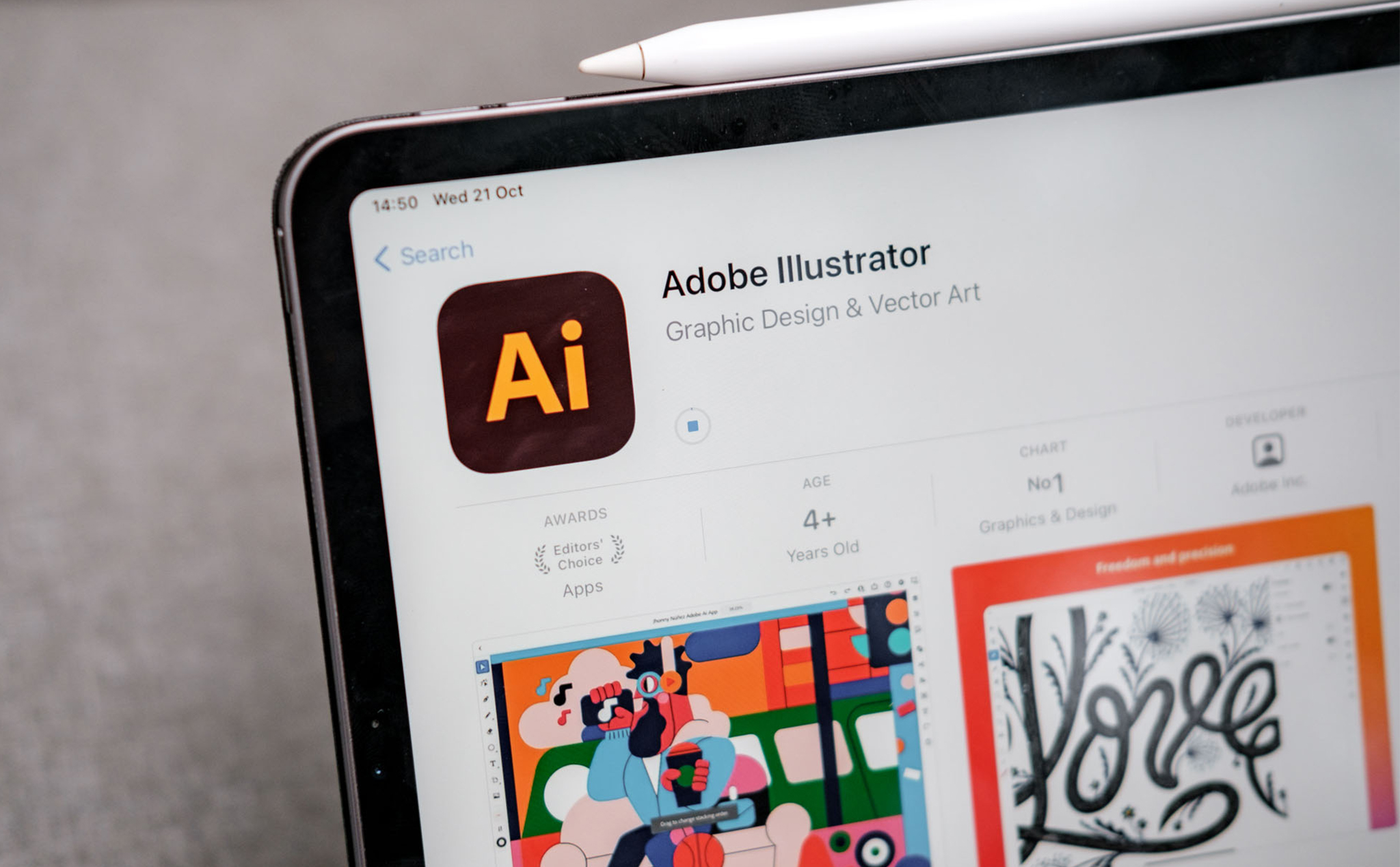 Đã có Adobe Illustrator cho iPad