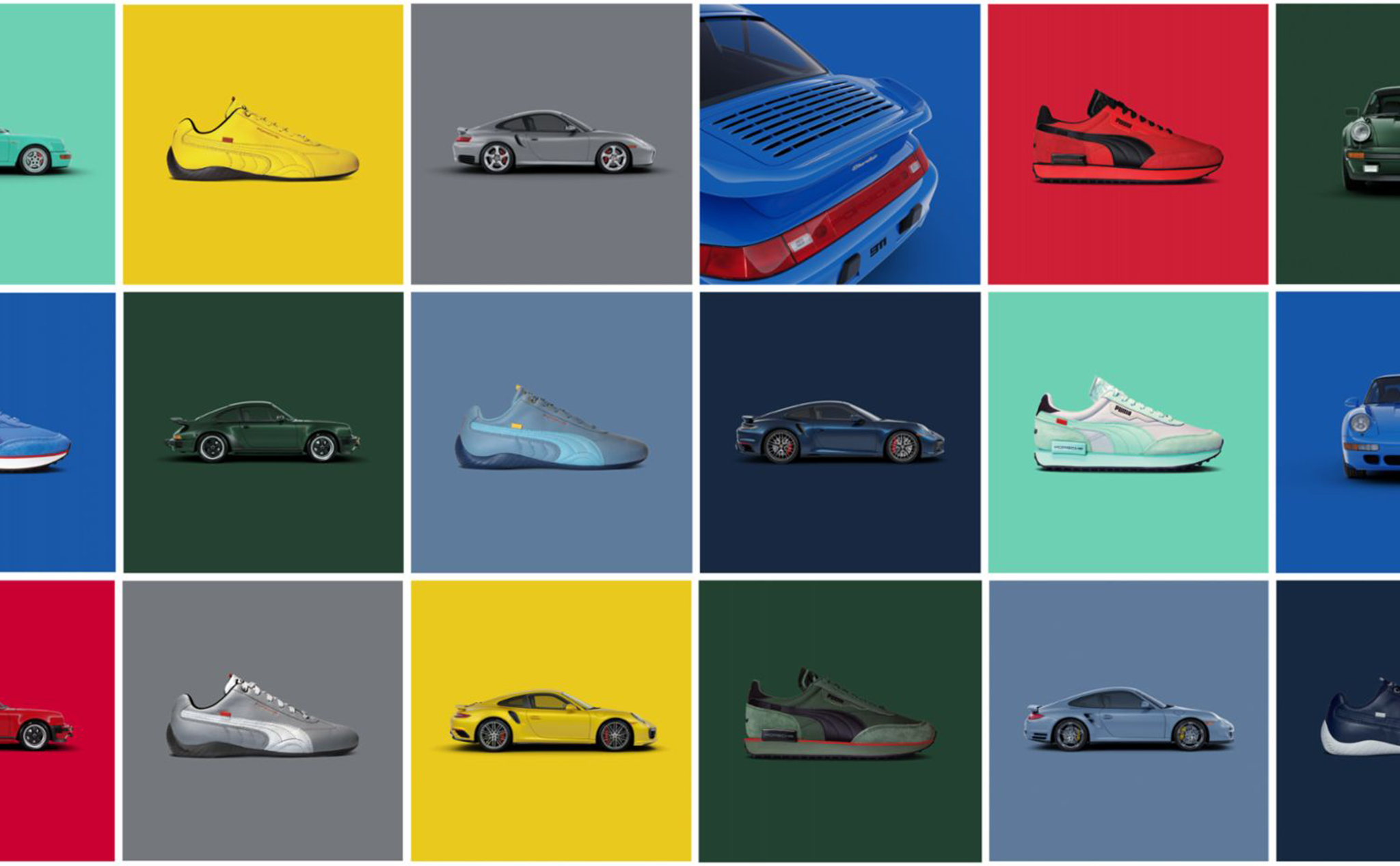 Puma và Porsche ra bộ sưu tập giày lấy cảm hứng từ 911 Turbo