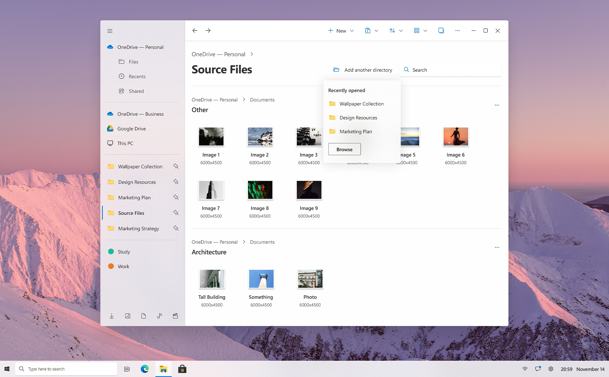Một concept File Explorer mới cho Windows 10: tập trung vào folders và tags