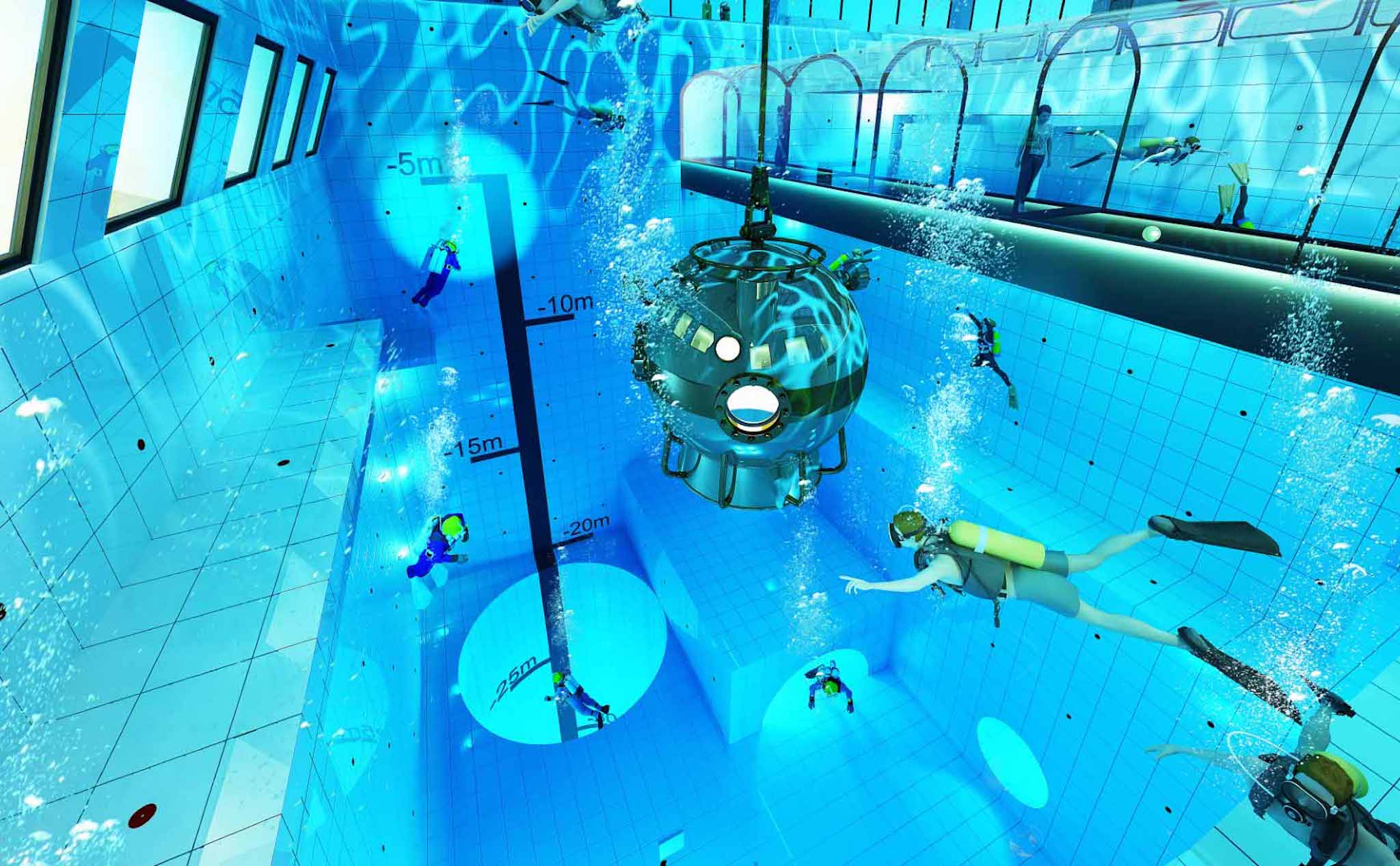 Đây là bể lặn sâu nhất thế giới, bạn có dám thử?