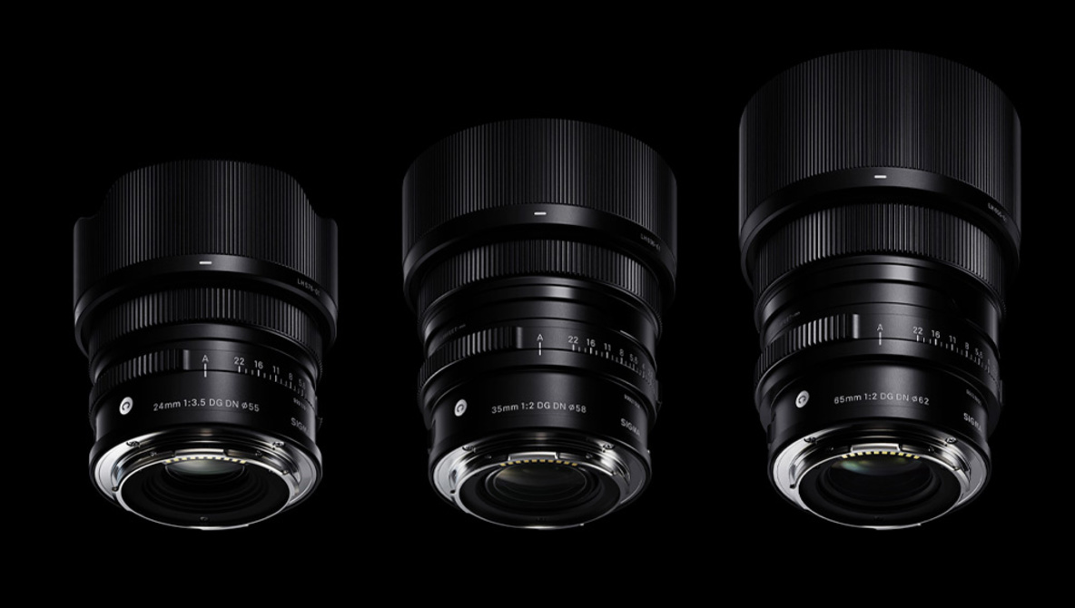 Sigma ra mắt 3 lens mới: 24mm F3.5, 35mm F2 và 65mm F2 cho máy mirrorless ngàm E và ngàm L