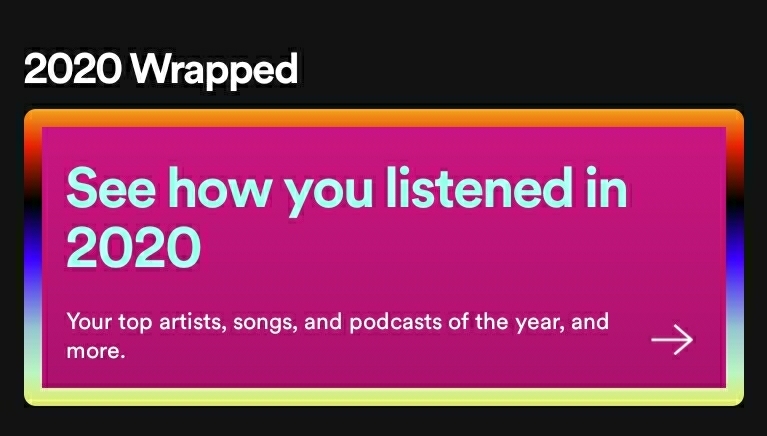 Spotify 2020 Wrapped nè, mọi người check đi