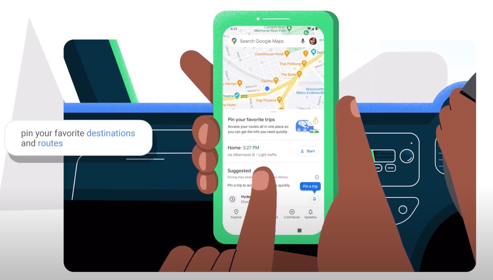 Google ra mắt tính năng mới trên ứng dụng Google Maps cho điện thoại Android