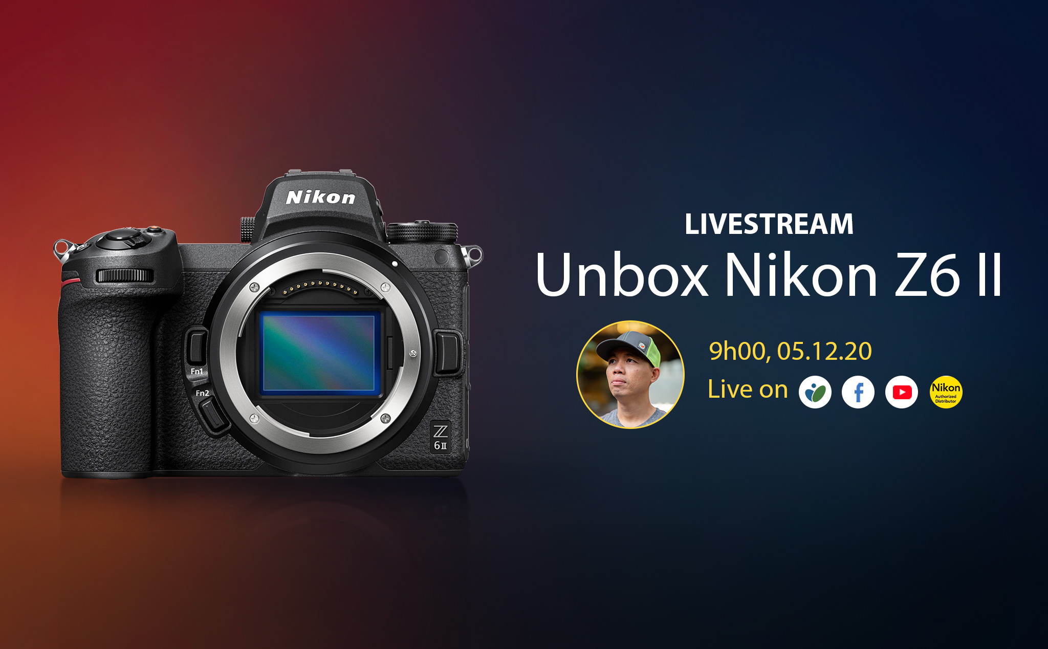 9 giờ sáng mai: Livestream unbox Nikon Z6 II