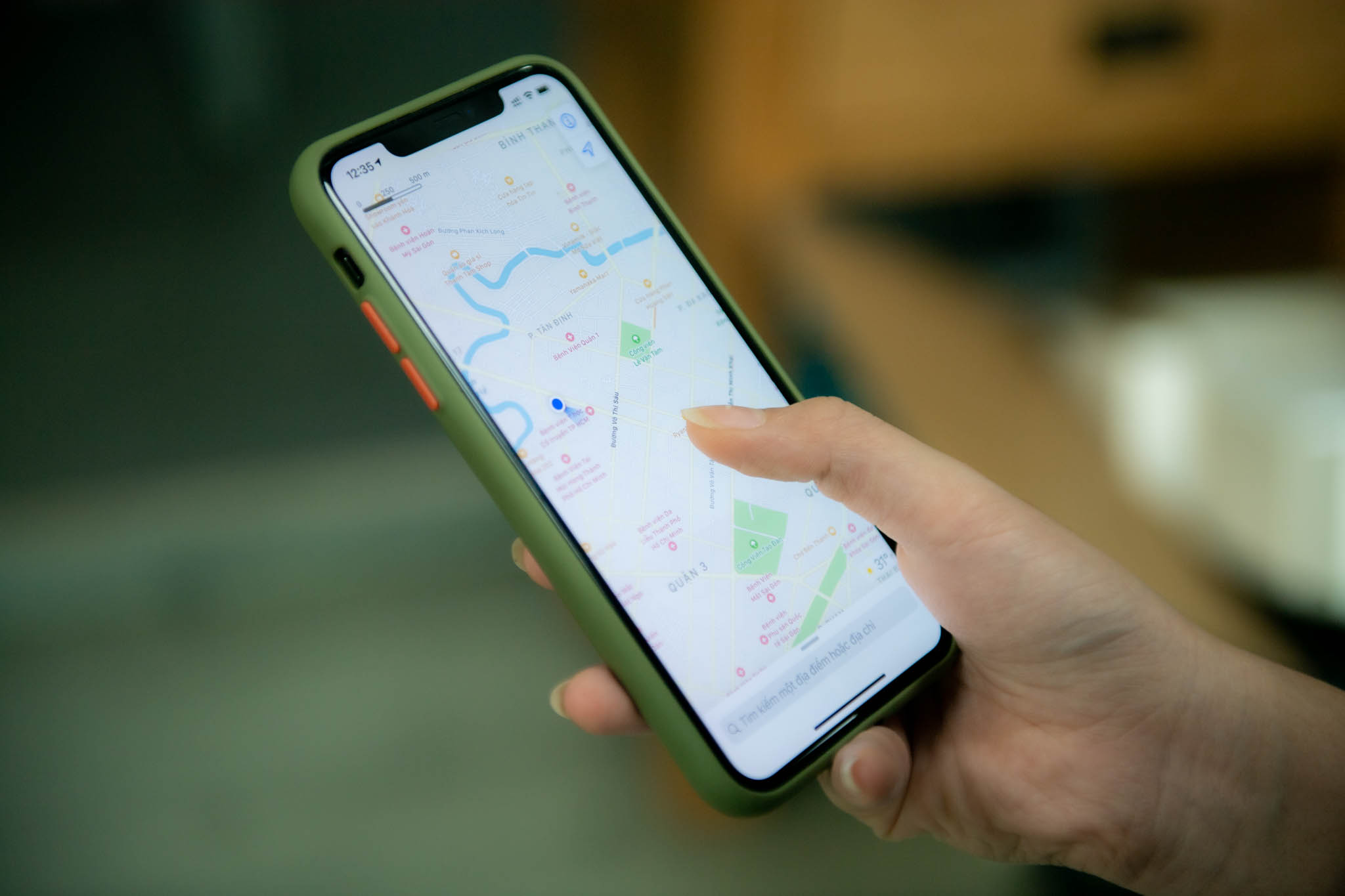 Cách phóng to và thu nhỏ Apple Maps chỉ bằng một ngón tay