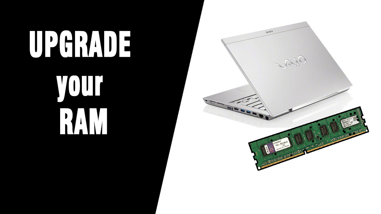 Tự tay nâng cấp RAM cho chiếc laptop | Ráp thêm RAM cho máy tính siêu việt. | Sony Vaio SVS13132
