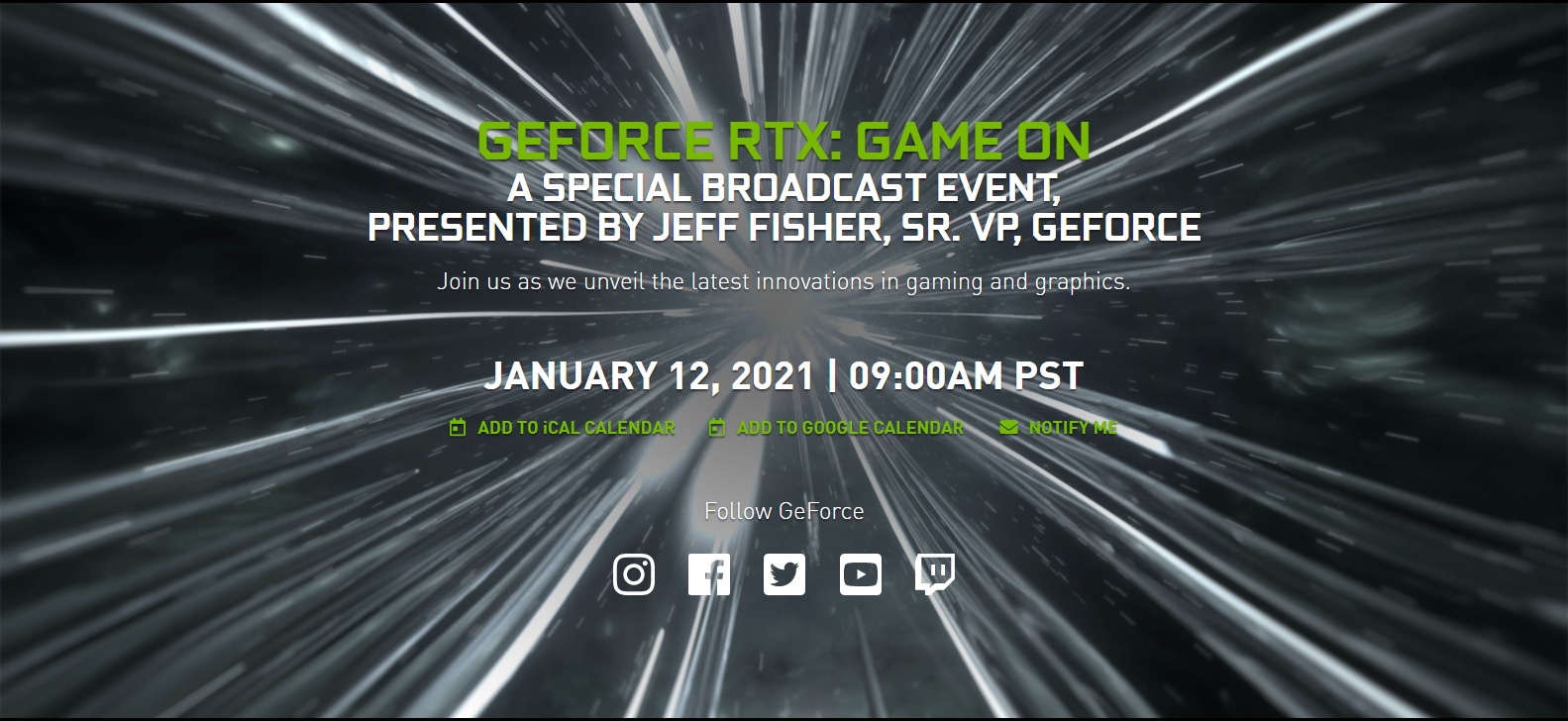 NVIDIA gửi lời mời sự kiện GeForce RTX: Game On, báo hiệu cho RTX 3060 & 3050 giá rẻ?