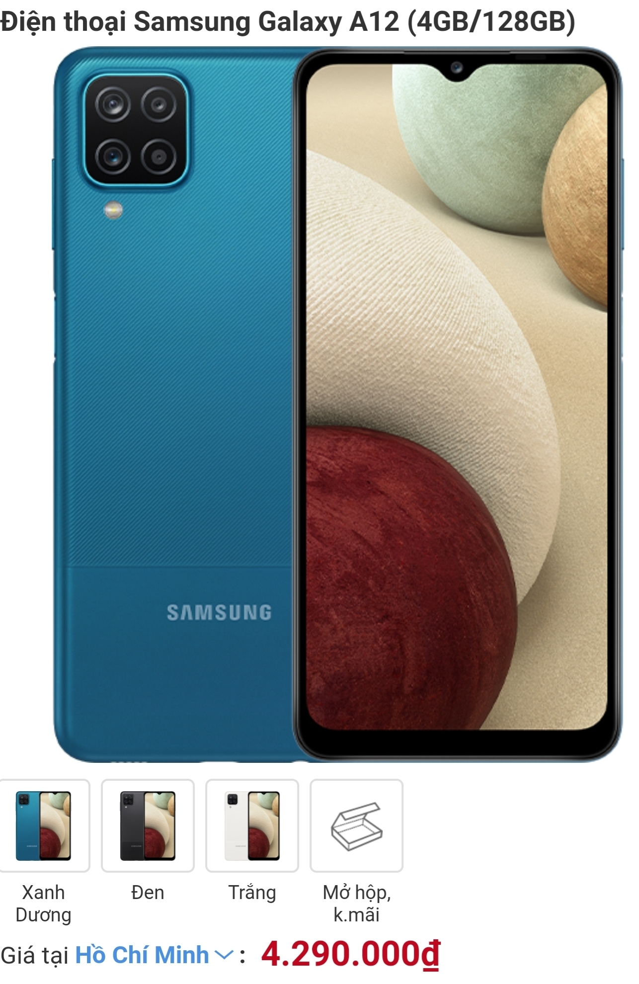 Ấn tượng đầu tiên về Samsung Galaxy A12