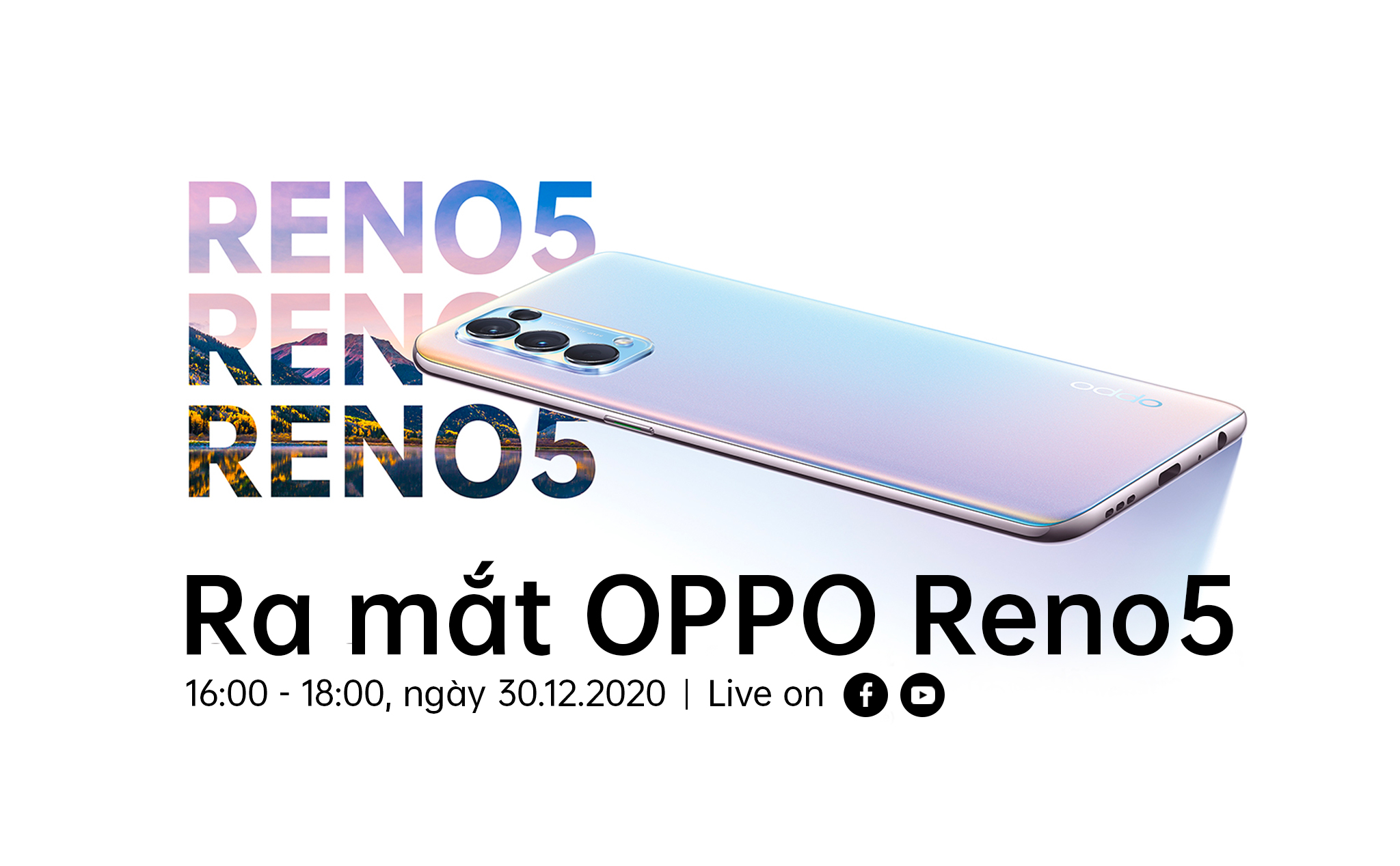 Cùng xem livestream ra mắt Oppo Reno5