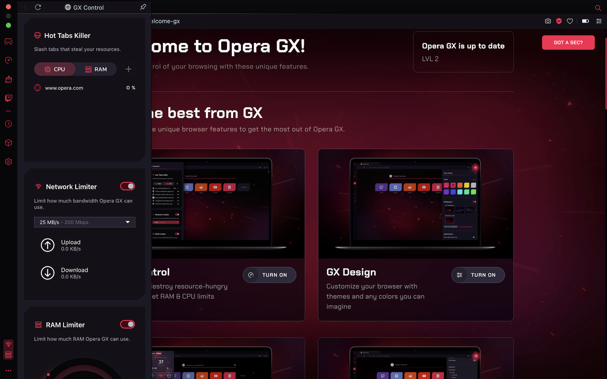 how to use the opera gx vpn
