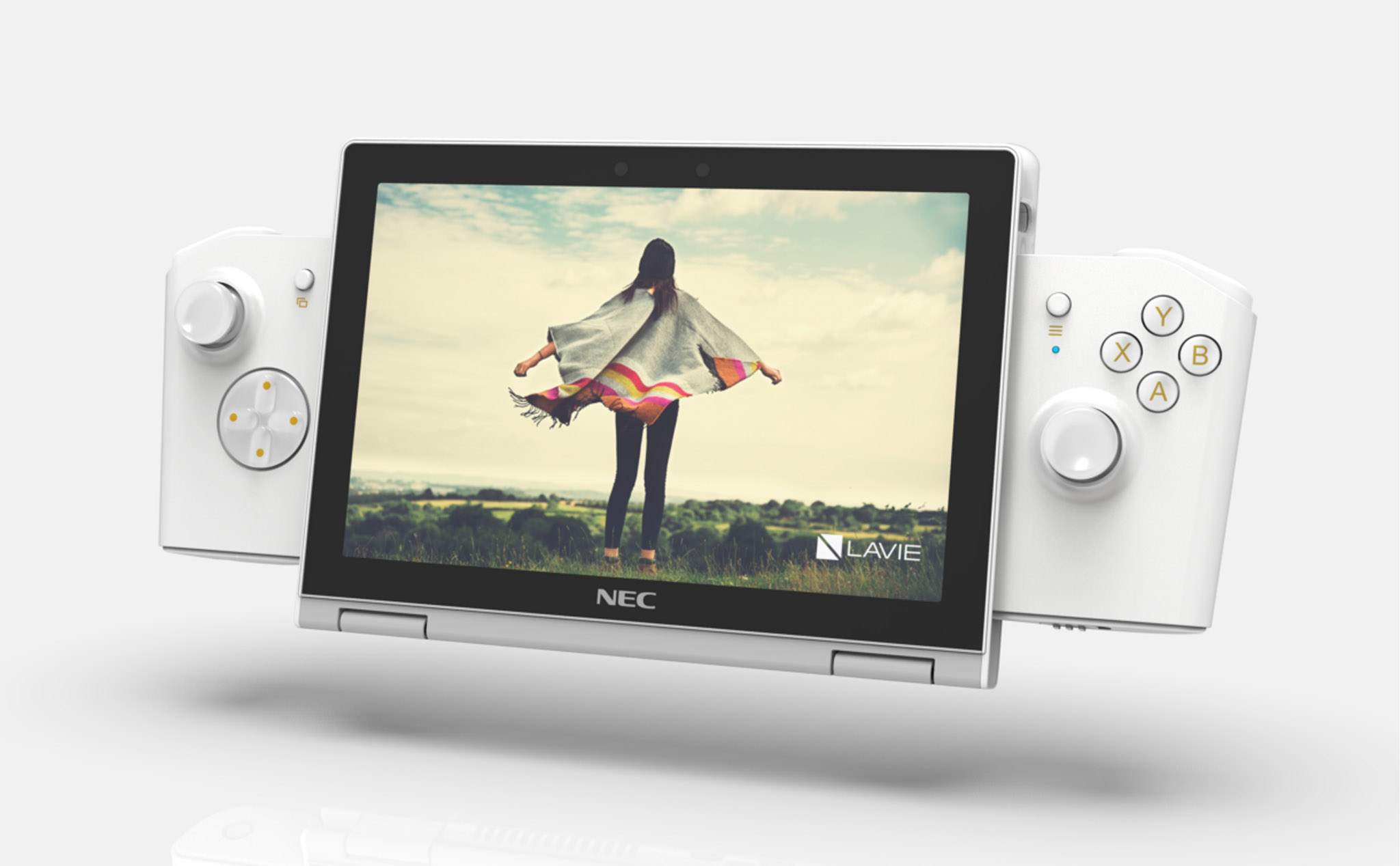 #CES21: NEC Lavie Mini – Laptop nhỏ gọn, tích hợp tay cầm chơi game như Nintendo Switch