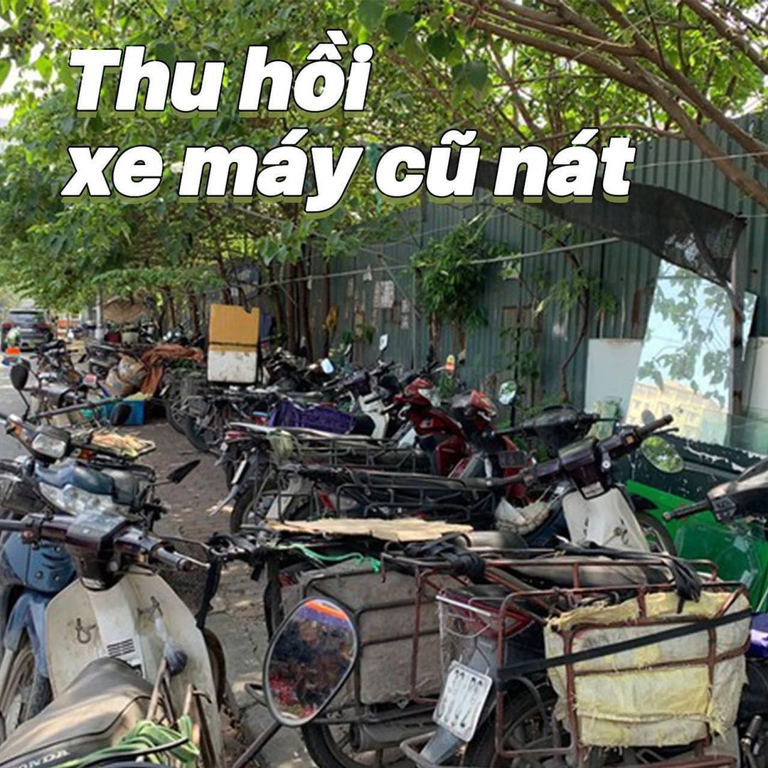 Xe máy đồng nát tung hoành trên đường phố Hà Nội  baotintucvn