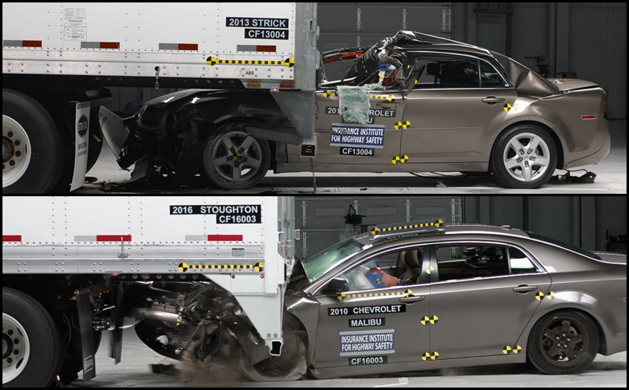 [Video] Cản sau xe tải được thiết kế để cứu mạng người ngồi trên xe phía sau nếu có tai nạn