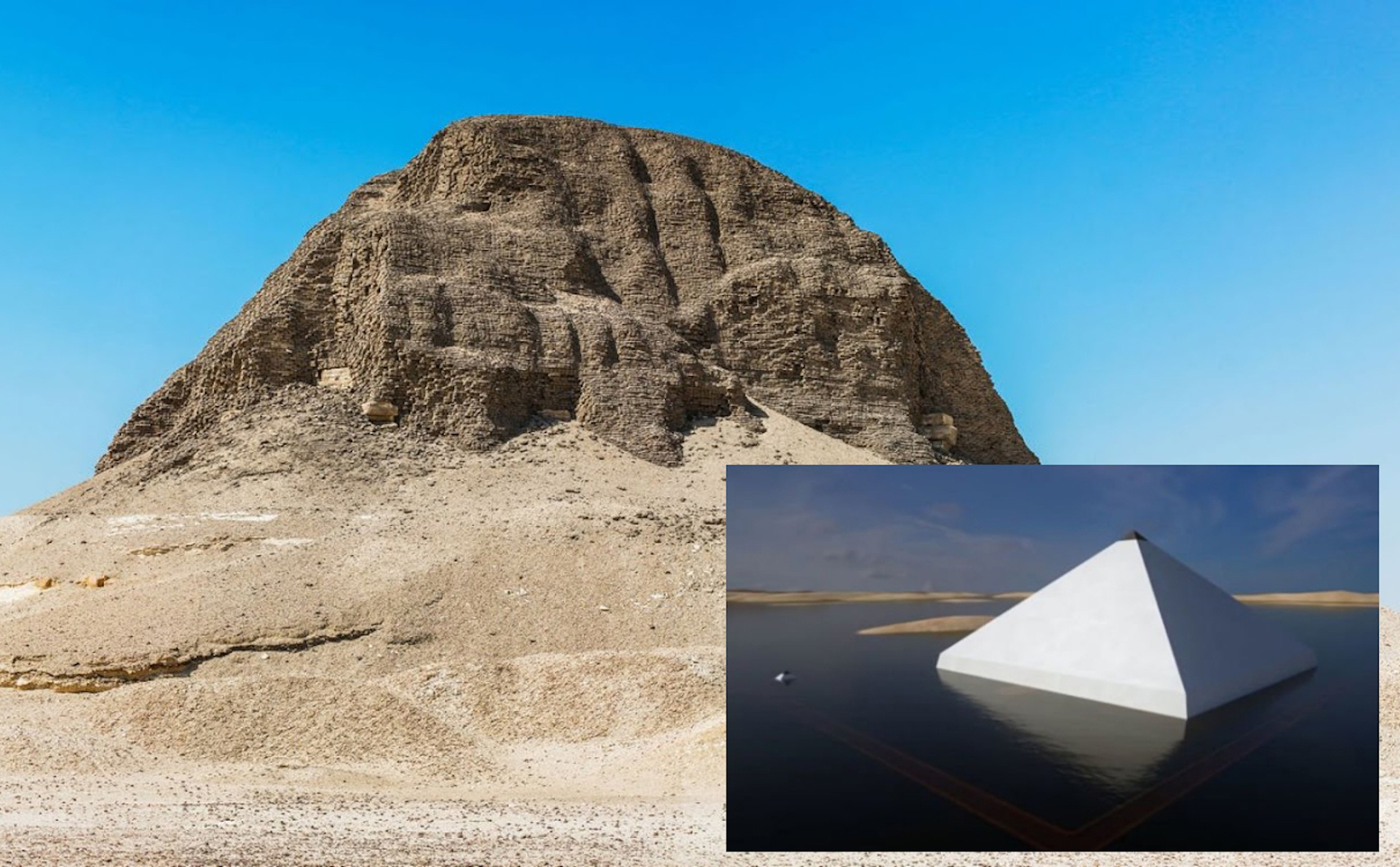 Gần 4000 năm con người mới khám phá được kim tự tháp nổi của pharaoh Senusret II