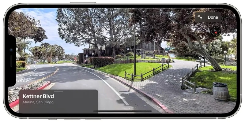 Tính năng 'Nhìn xung quanh' của Apple Maps hiện đã có ở San Diego và Portland