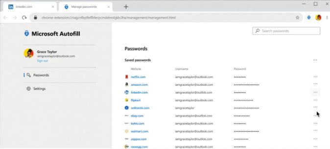Microsoft ra mắt tính năng tự động điền mật khẩu đa nền tảng