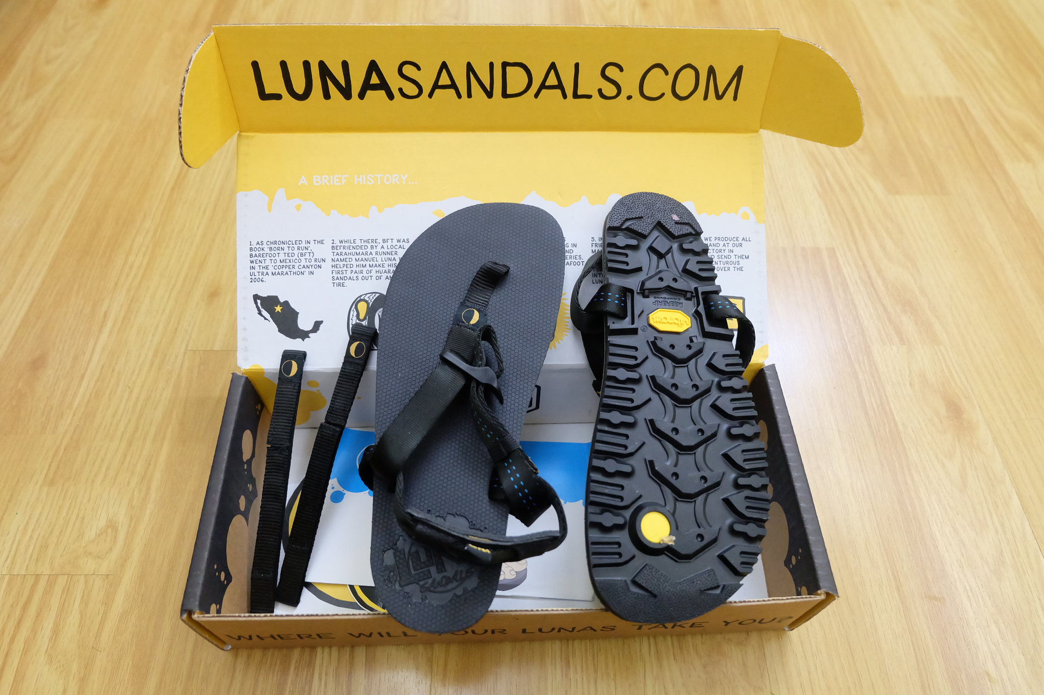 Review trên chân dép chạy trail Luna Sandals Retro Oso Flaco