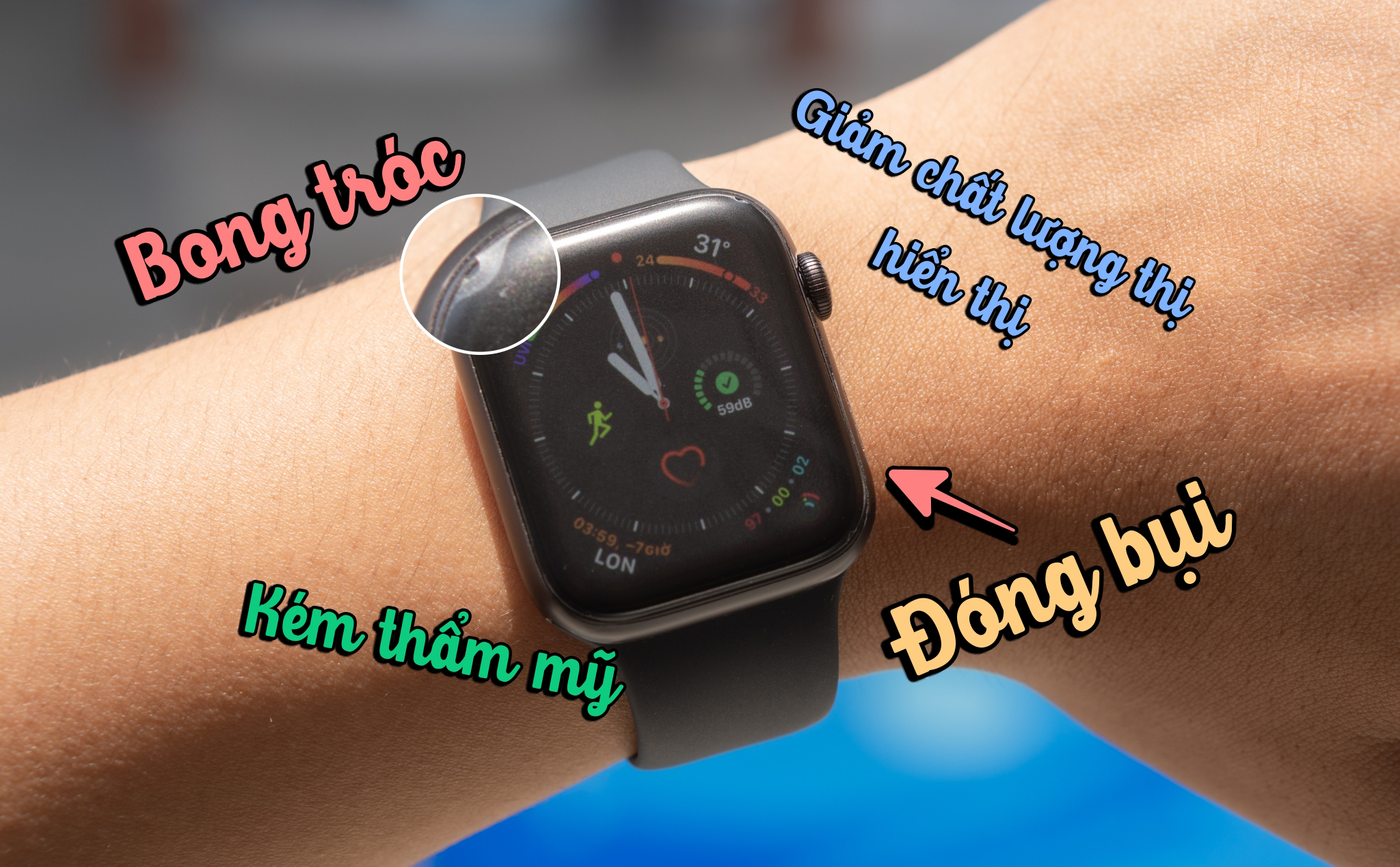 Review dán PPF chống trầy cho Apple Watch: Thôi anh em đừng dán, phí tiền!