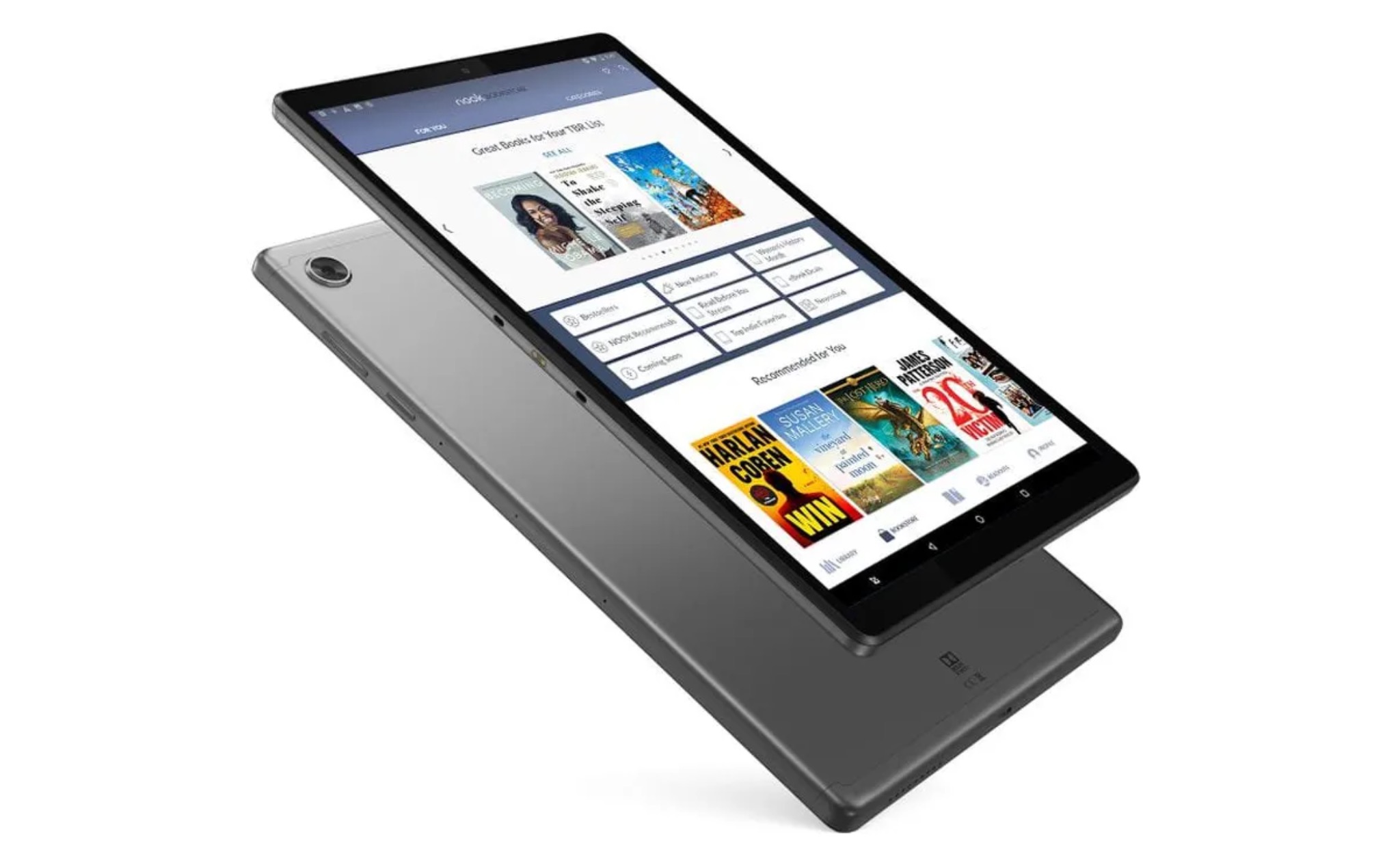 Barnes & Noble ra tablet mới: vỏ nhôm, 10”, do Lenovo làm
