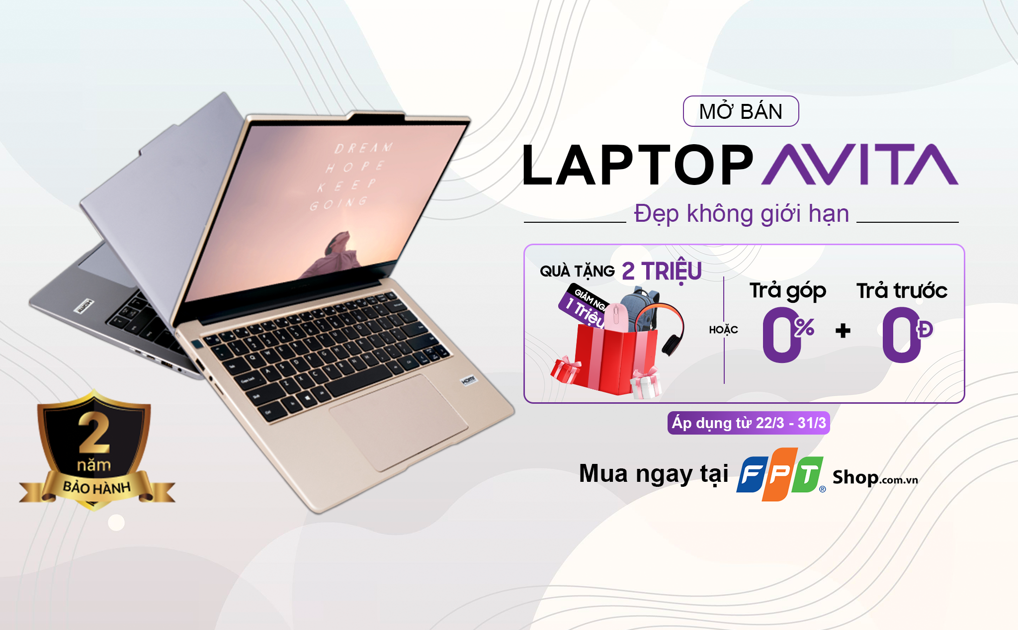 [QC] Avita "anh em một nhà" với laptop VAIO chính thức lên kệ tại FPT Shop