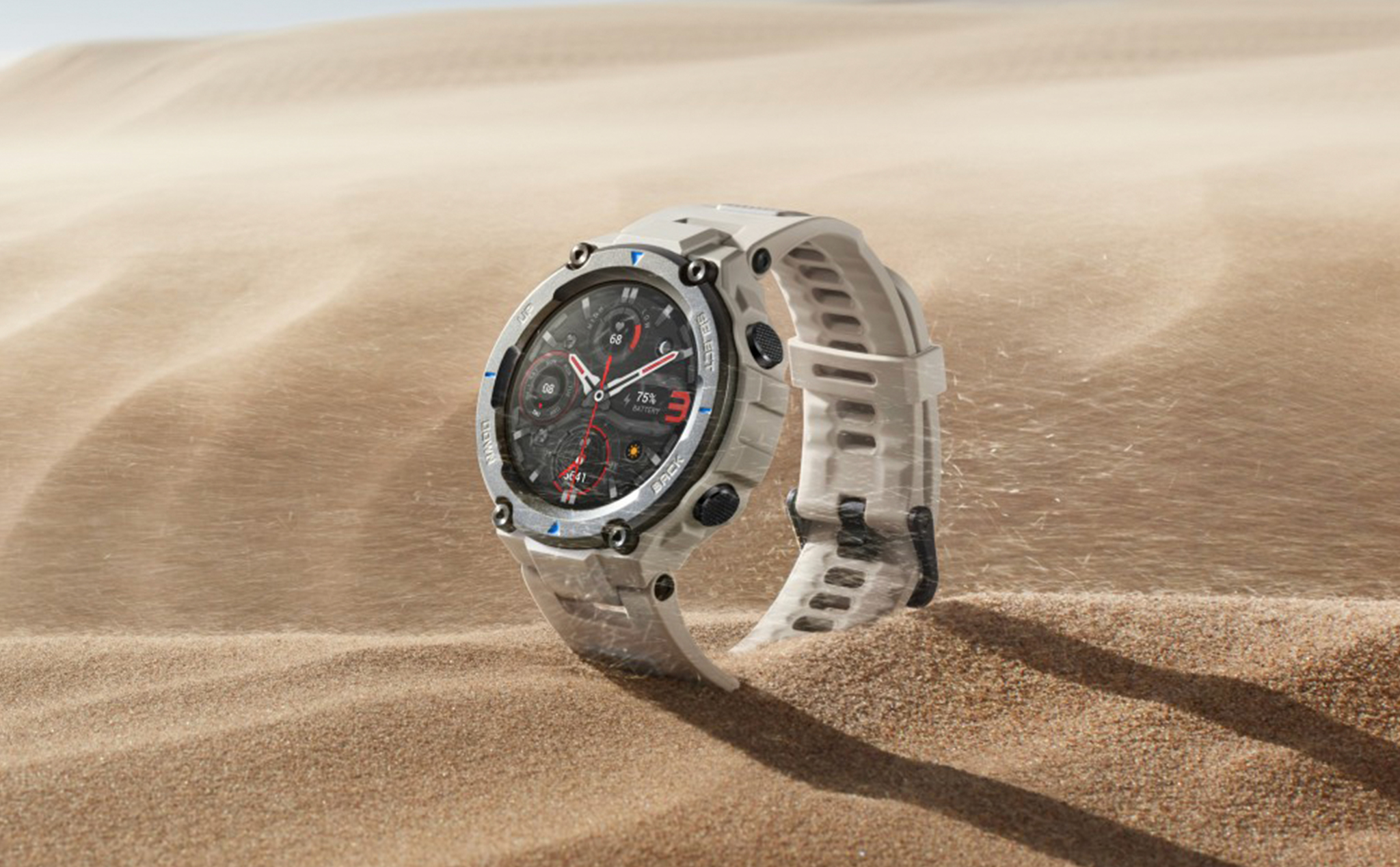 Amazfit T-Rex Pro ra mắt: smartwatch trâu bò, độ bền chuẩn quân đội, chống nước 10 ATM, giá 180 USD