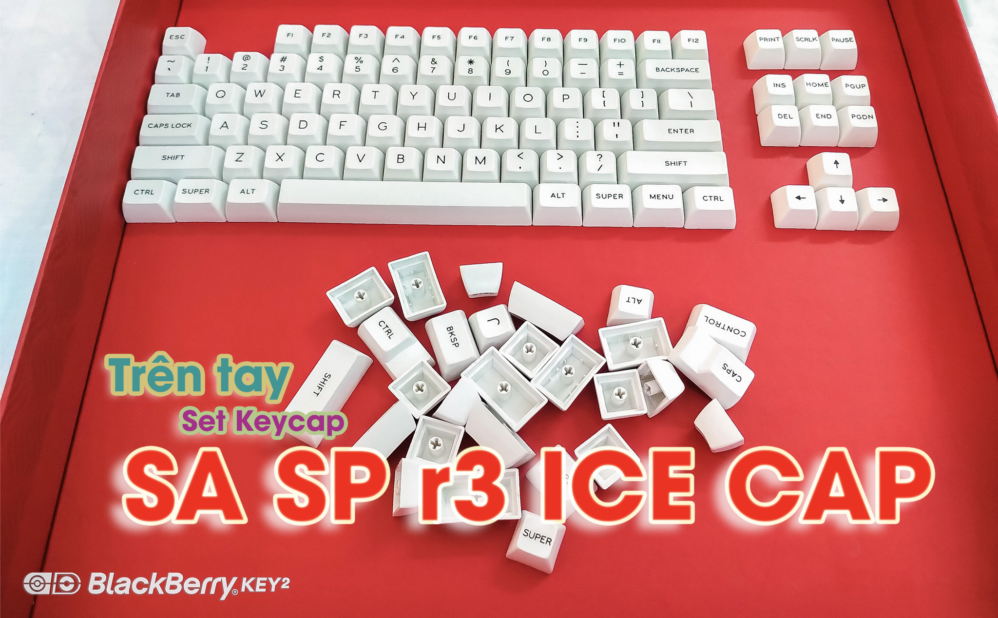 Review keycap SA SP r3 Ice Cap: đẹp, hiếm, hợp với những người có tâm hồn trong sáng, hướng thiện