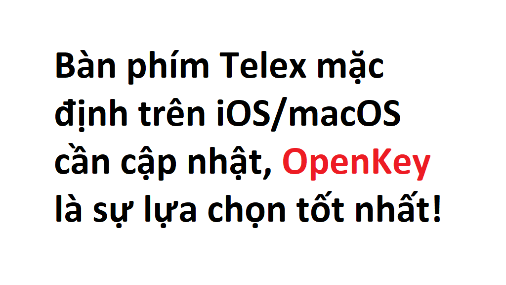 Bàn phím Apple + OpenKey: anh em nghĩ sao?