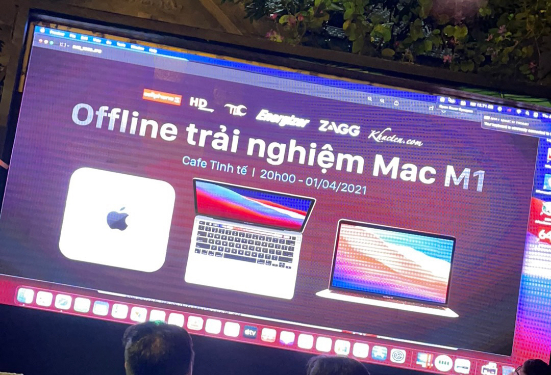 Review buổi Offline trải nghiệm Mac M1 ngày cá tháng tư