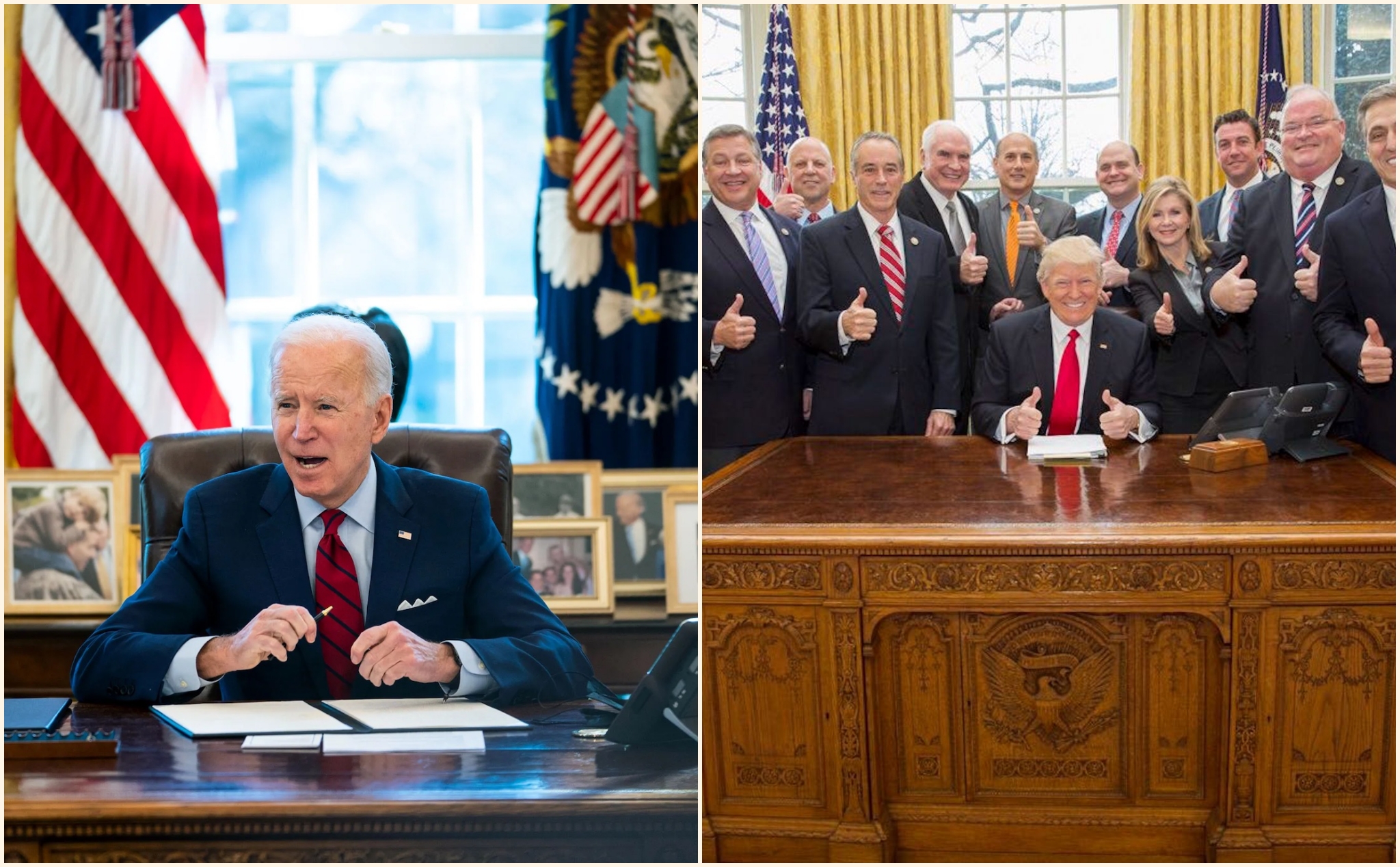 Chiếc bàn làm việc của các đời Tổng thống Mỹ có gì đặc biệt