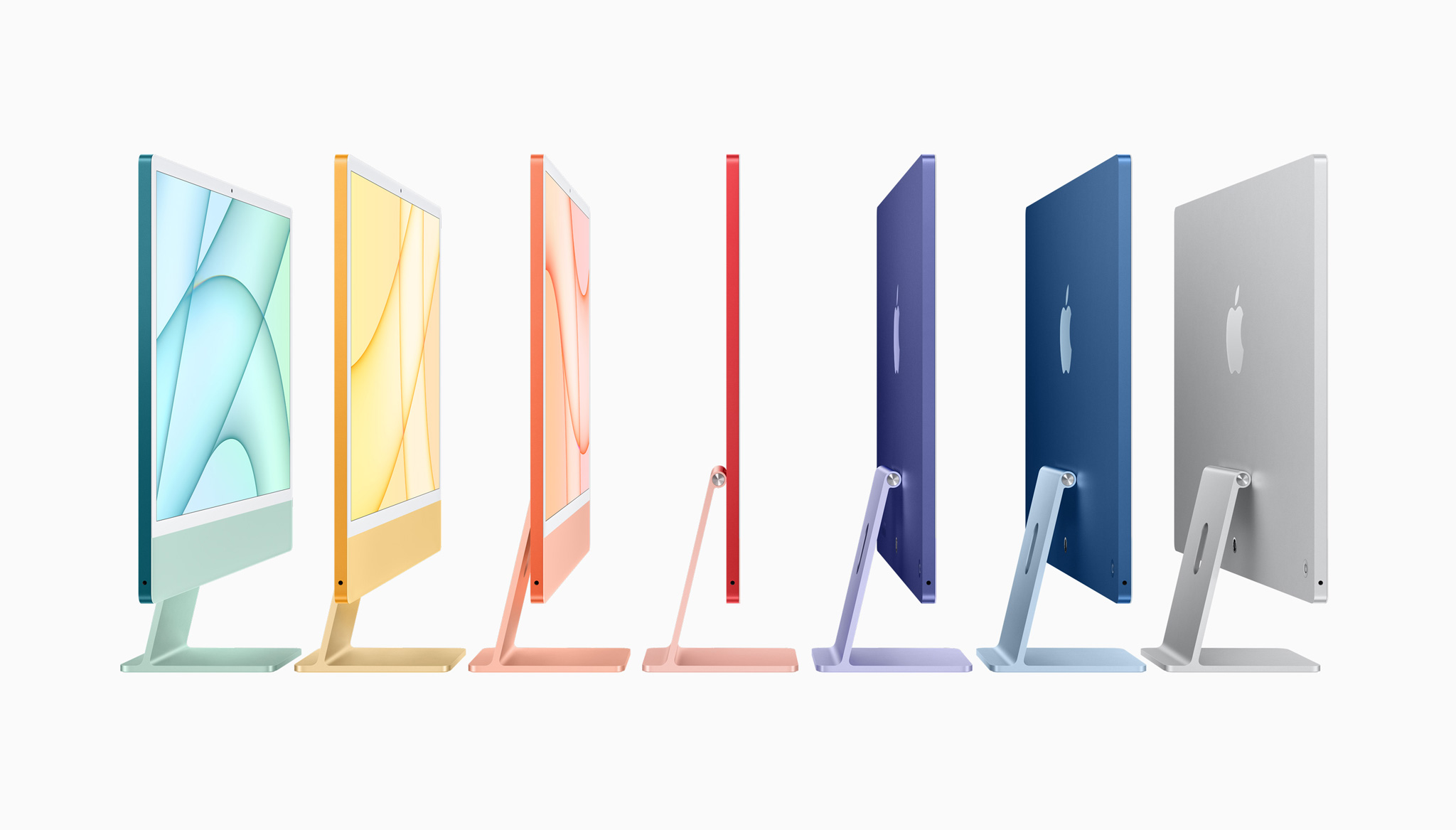 Apple iMac 24" chính thức: thiết kế mới tuyệt đẹp siêu mỏng, 7 màu sắc, chạy Apple M1