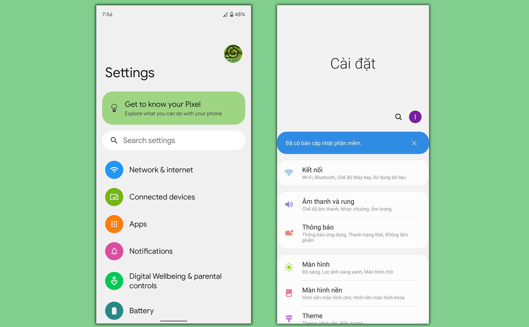 Android 12 DP3: Google tập trung vào việc sử dụng một tay, giao diện mang hơi hướng One UI