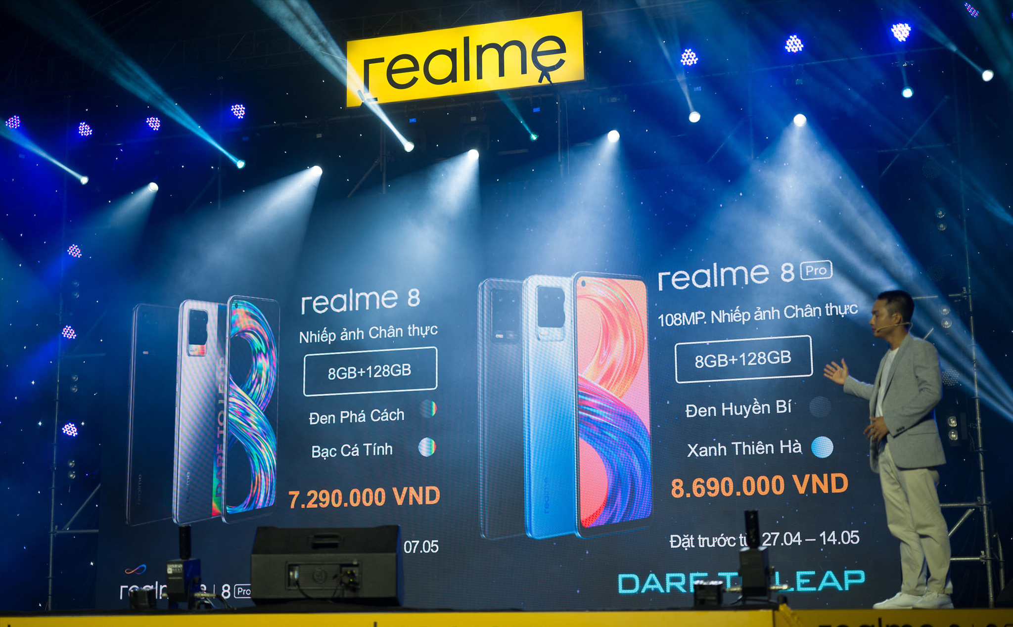 realme 8 series ra mắt tại Việt Nam: giá 7tr290 và 8tr690, đặt trước từ 27/4
