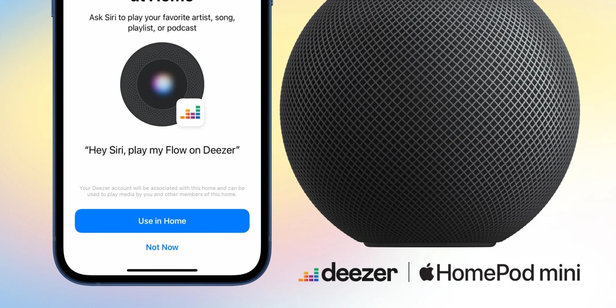 Người dùng HomePod đã có thể stream nhạc trực tiếp từ Deezer