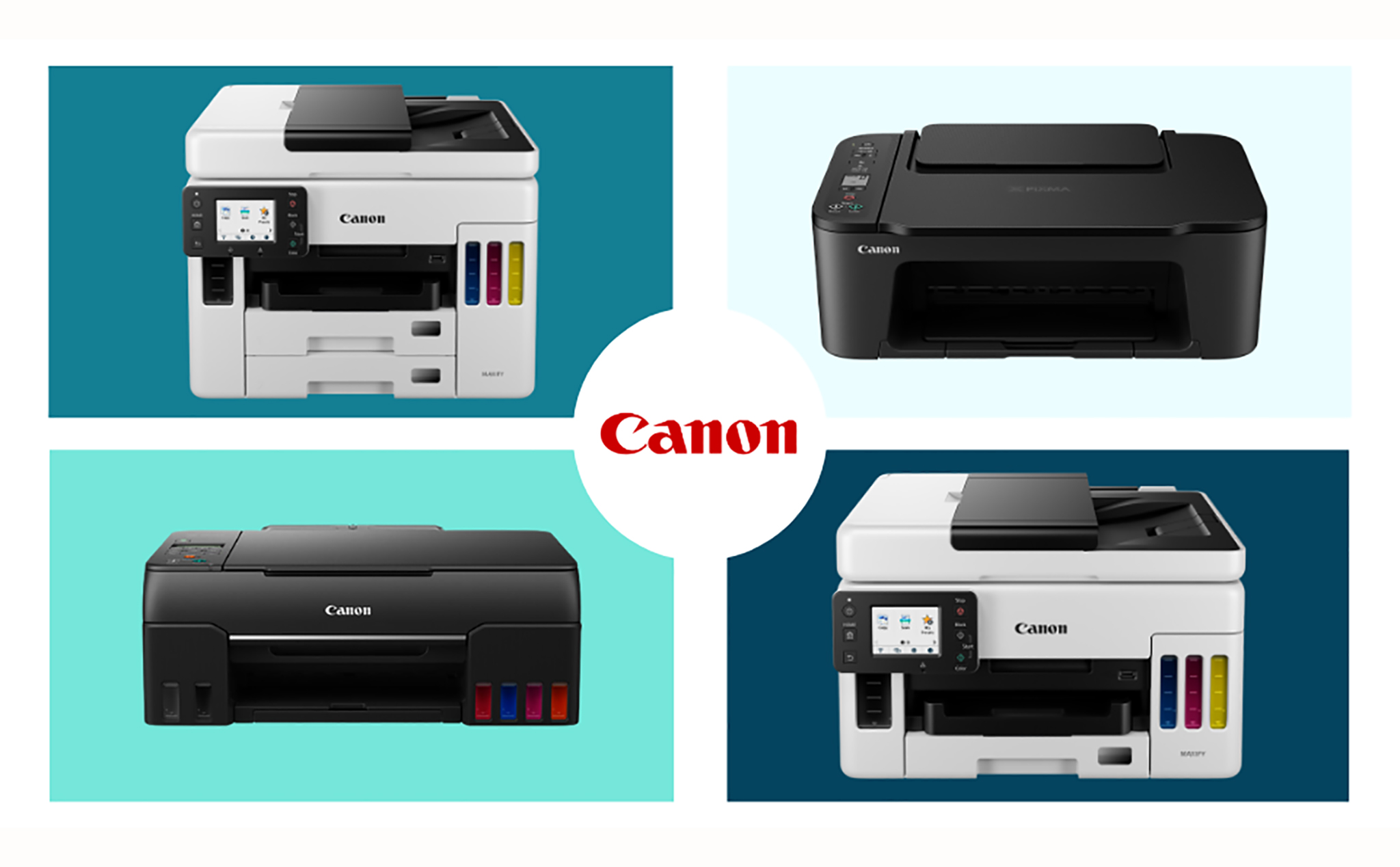 4 mẫu máy in phun màu mới của Canon: cho nhu cầu cá nhân, gia đình, văn phòng, dịch vụ...
