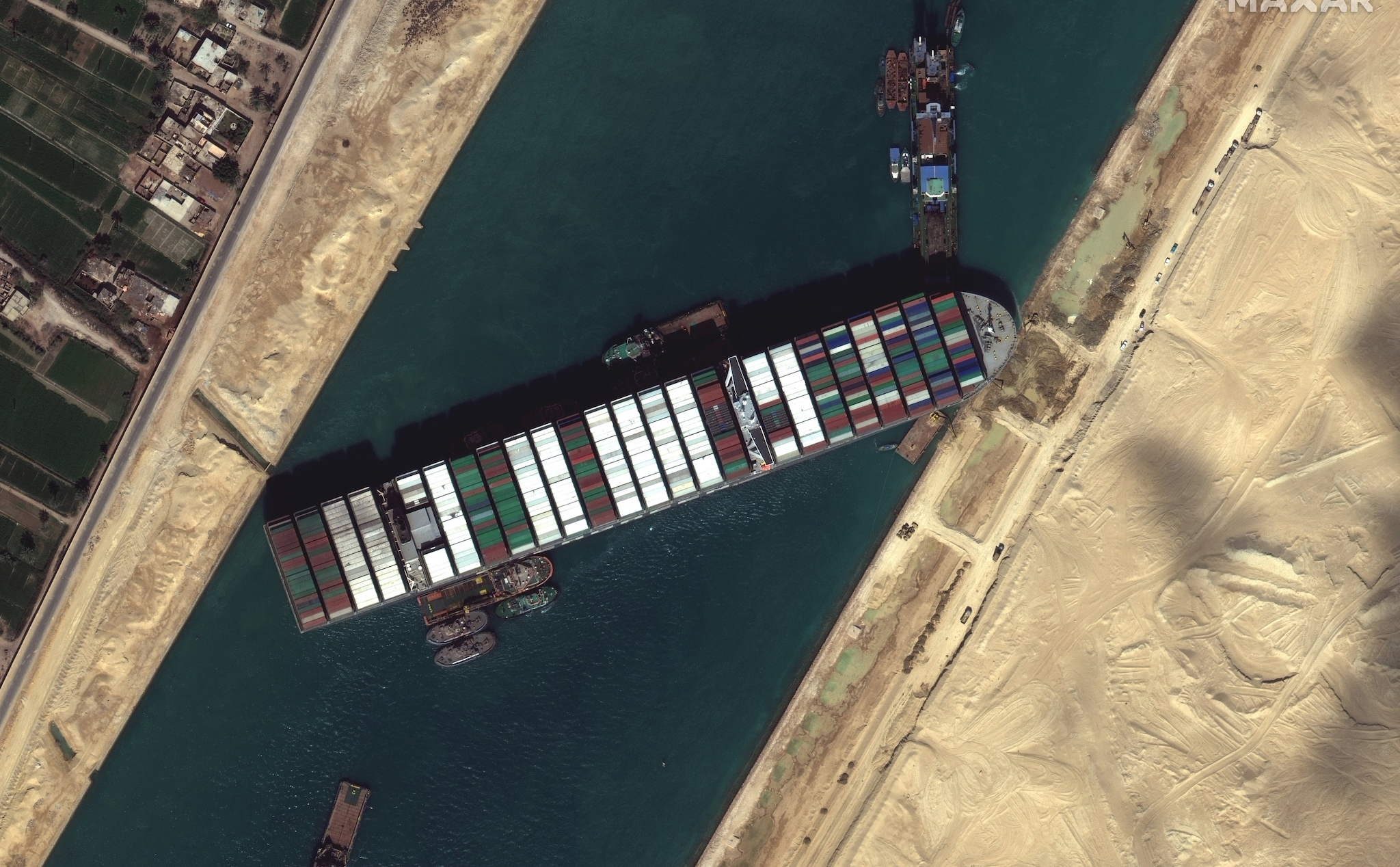 Ai Cập sẽ mở rộng kênh đào Suez sau sự cố tàu Ever Given
