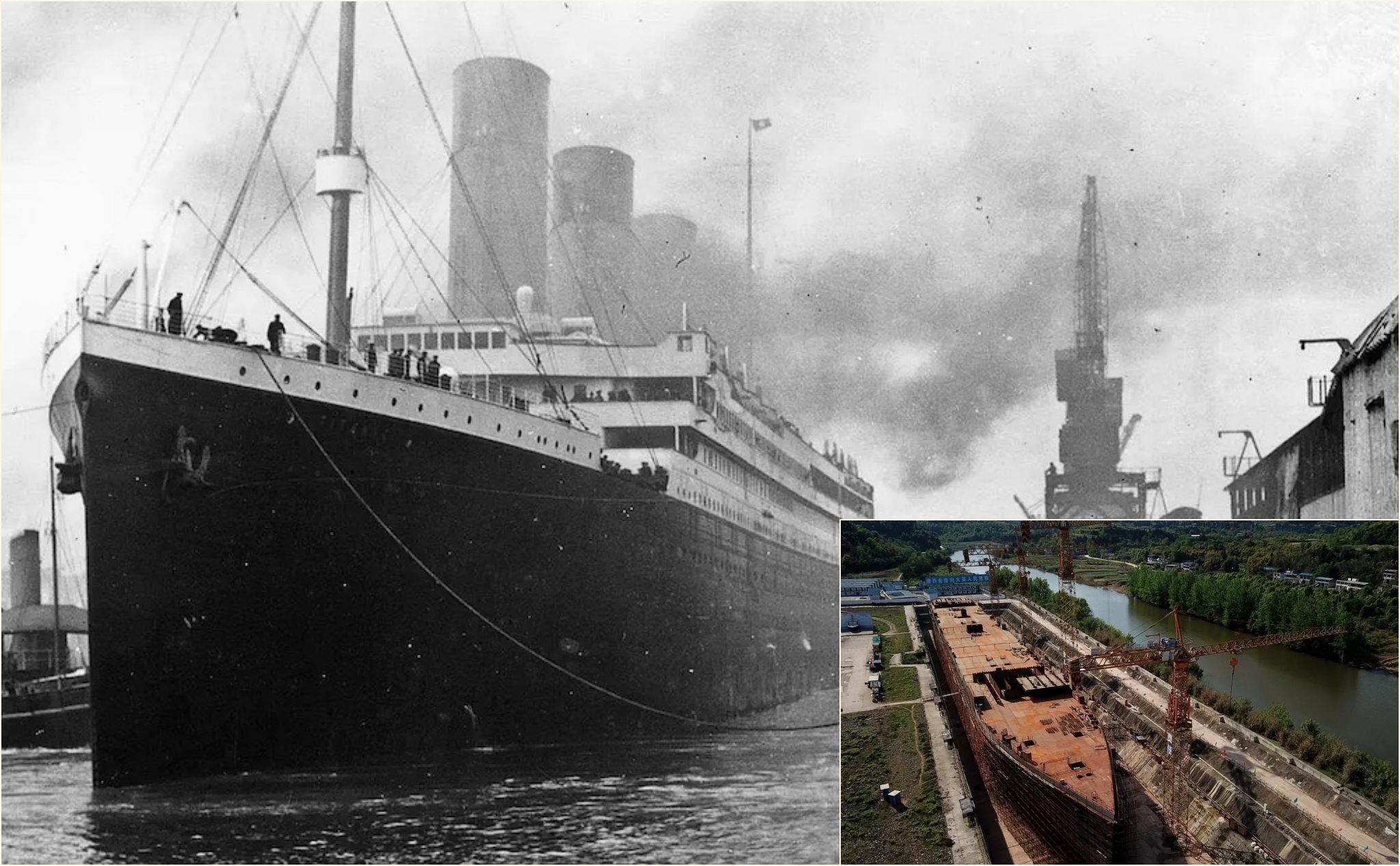 Trung Quốc tạo bản sao tàu Titanic với tổng thời gian là 6 năm, chi phí lên đến 153,5 triệu USD